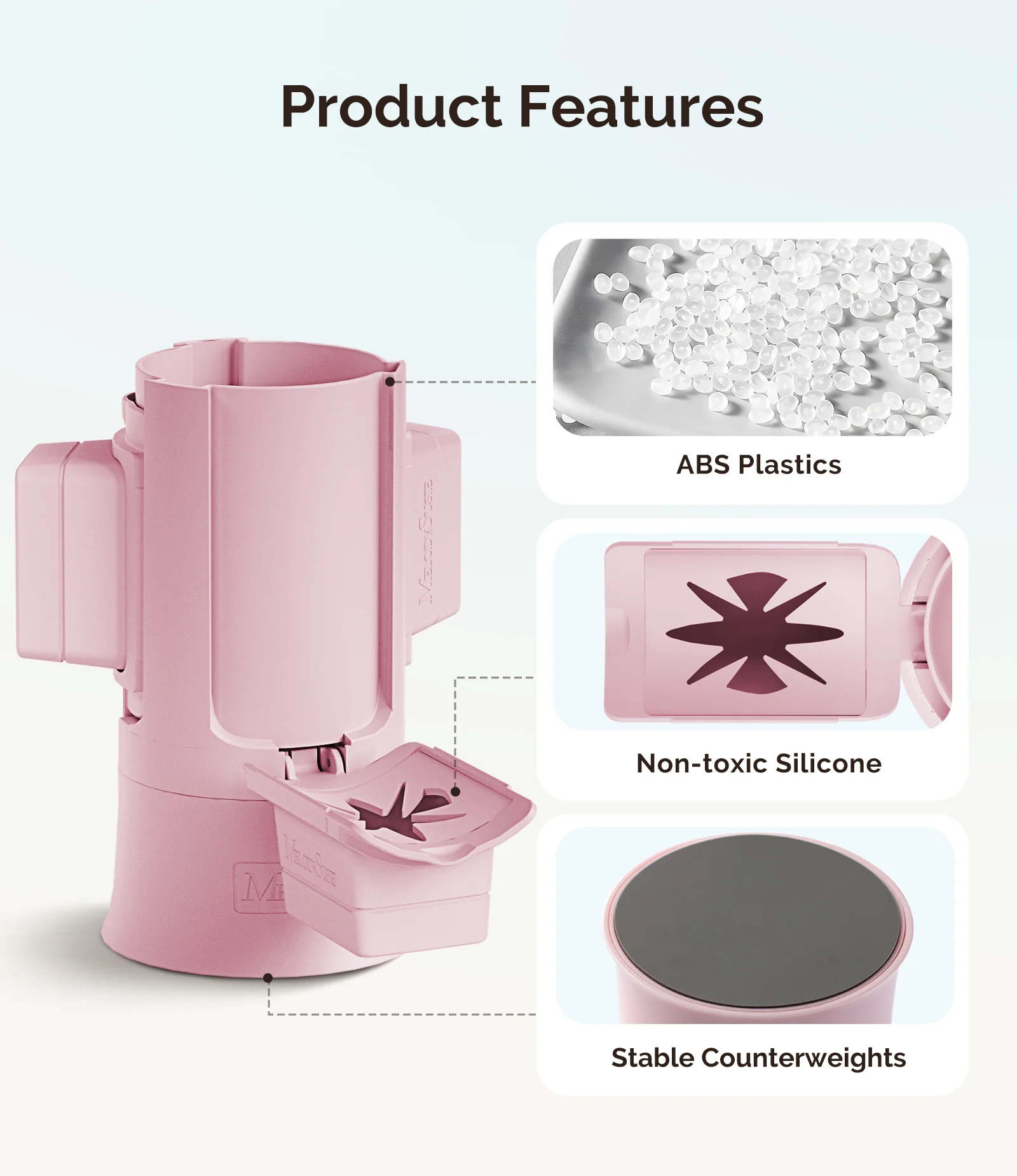GelCarousel Rotatable Nail Art DIY Station - Pink - Image 6