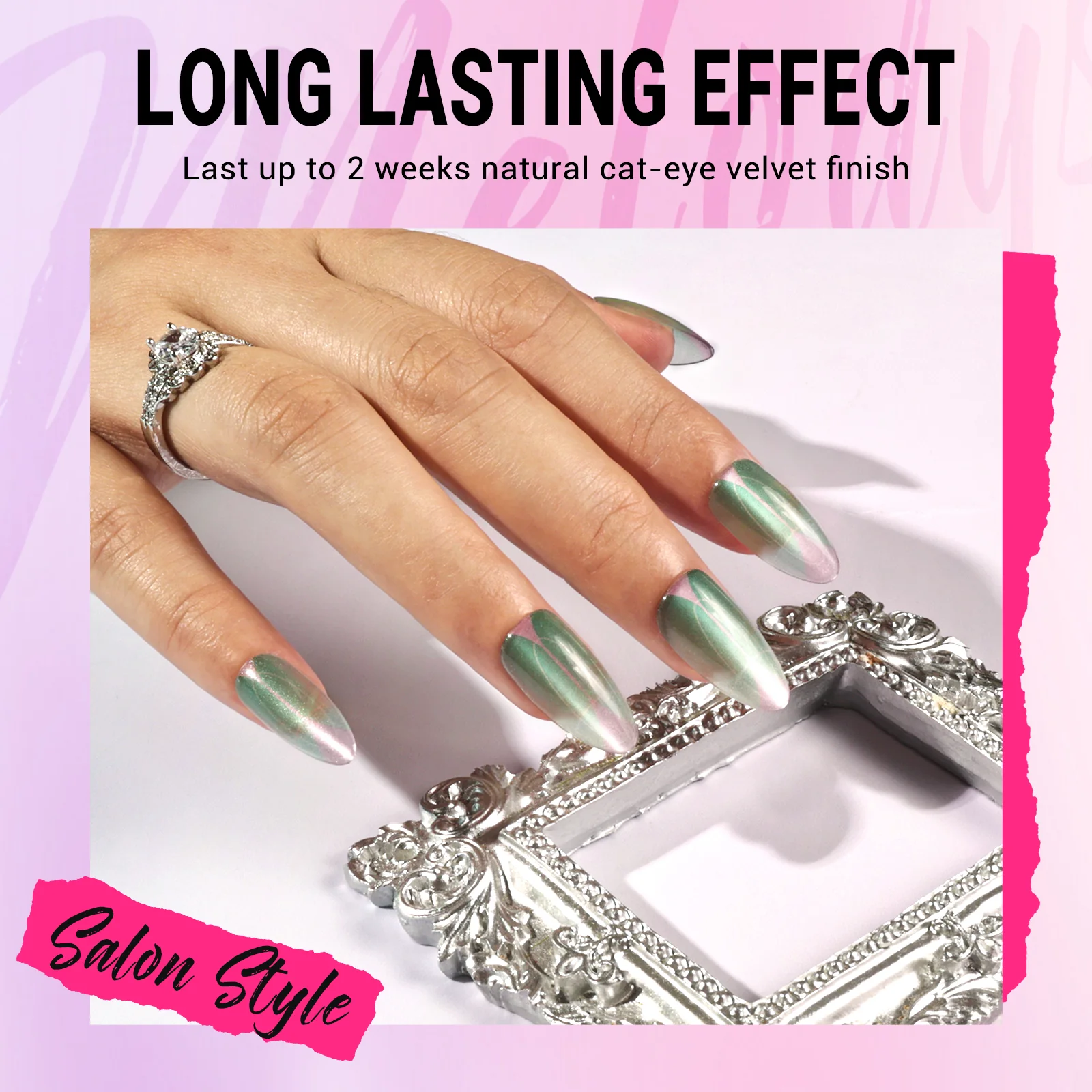 Green Impression Press On Nails Kit - US ONLY - Image 2