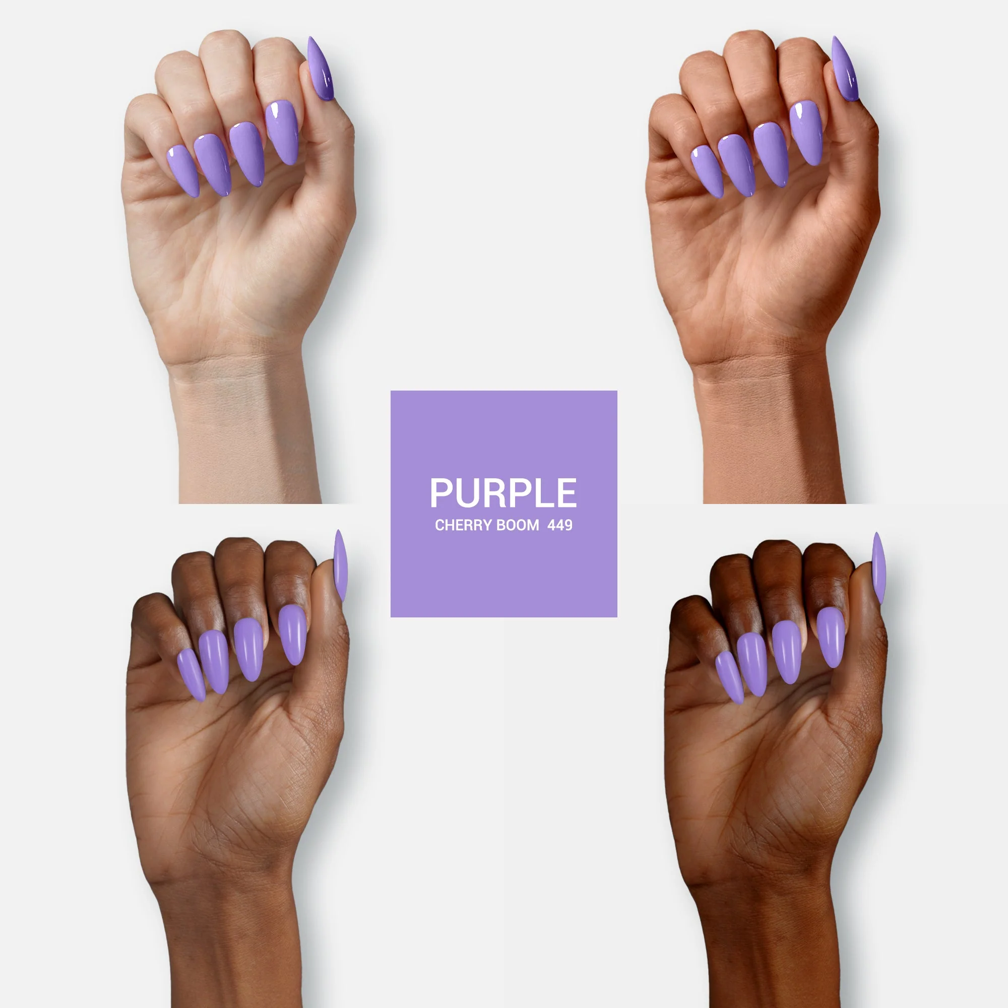 449 Growing LavendeR - TPO-Free Thick Nail Gel Polish(15ml) - Image 2