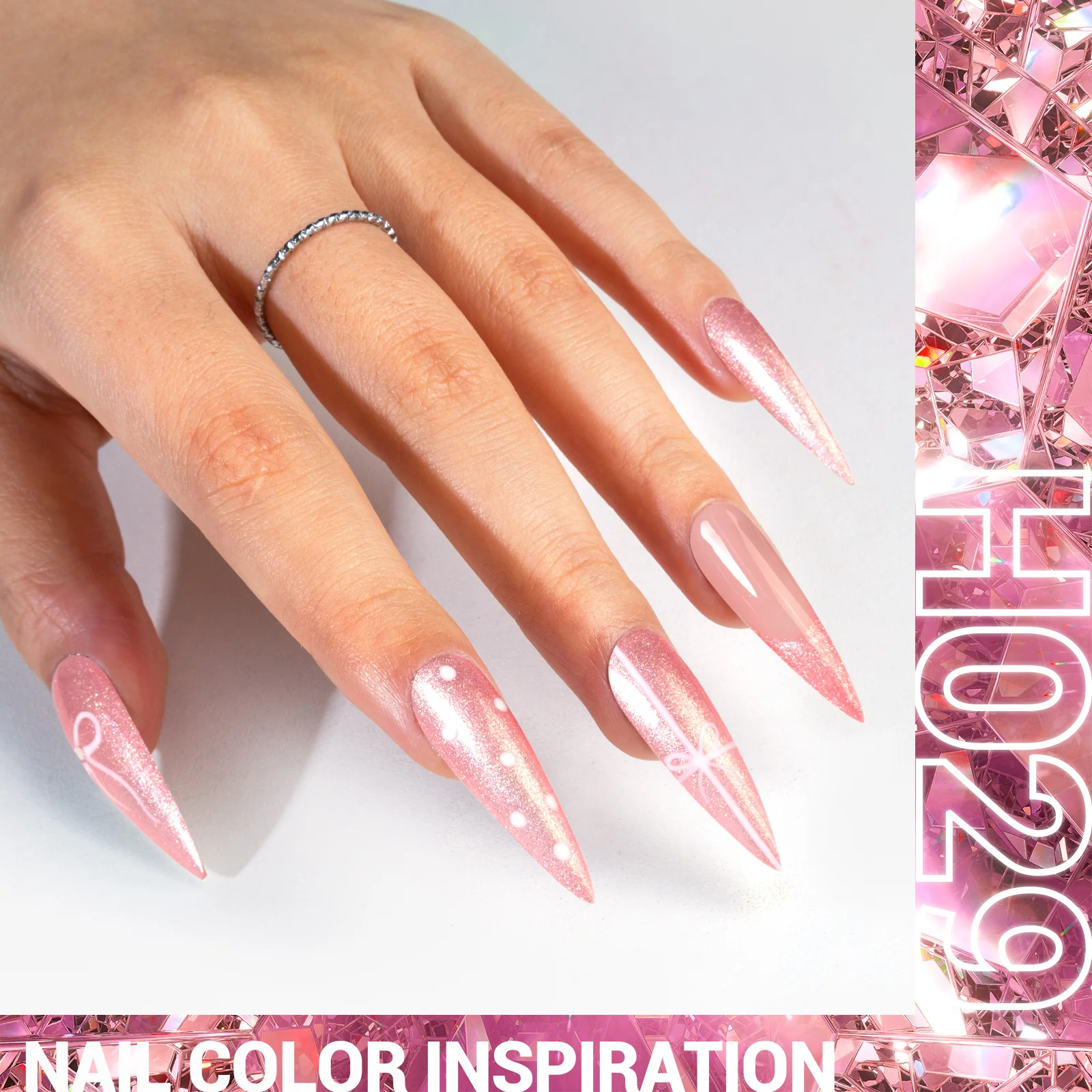 H029 Neon Blush Pink - TPO-Free Thick Gel Nail Polish(15ml) - Image 2