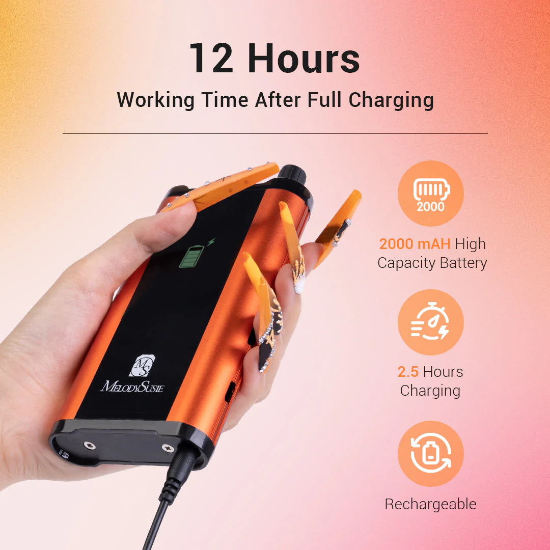 Handpiece for MB450E Rechargeable Nail Drill - Image 3