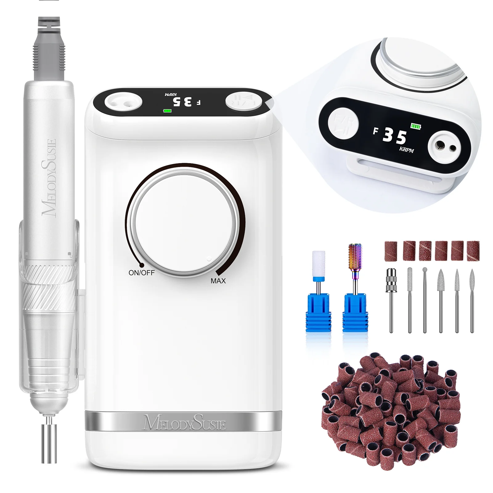 Handpiece for SM320G Rechargeable Nail Drill - Image 4