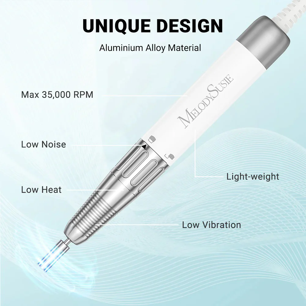 Handpiece for Sparkle Plus(MM400C) Rechargeable Nail Drill-White - Image 2