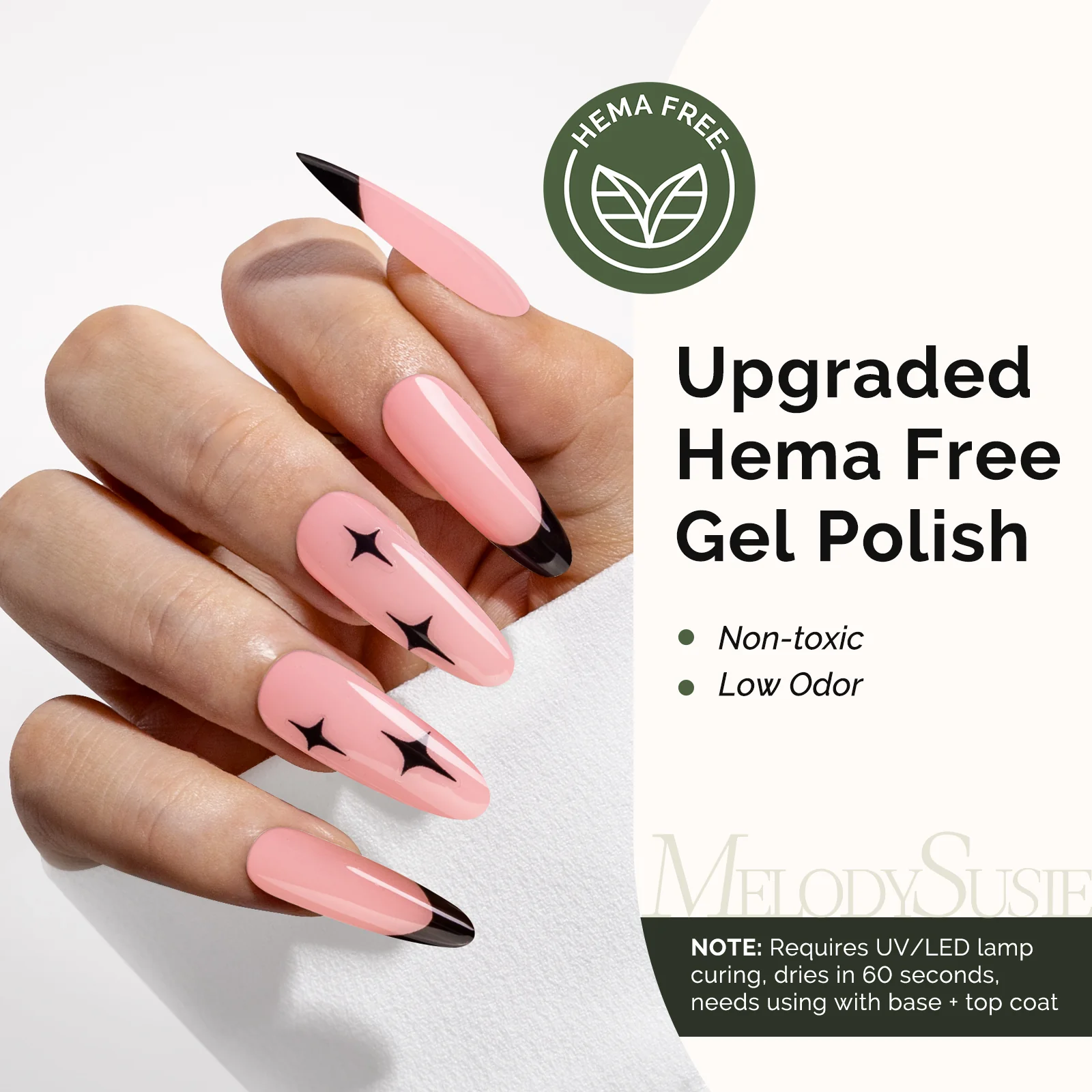 HEMA-Free Gel Nail Polish 0.5 fl oz/15ml - K0537 Thick Beige Pink - Image 2