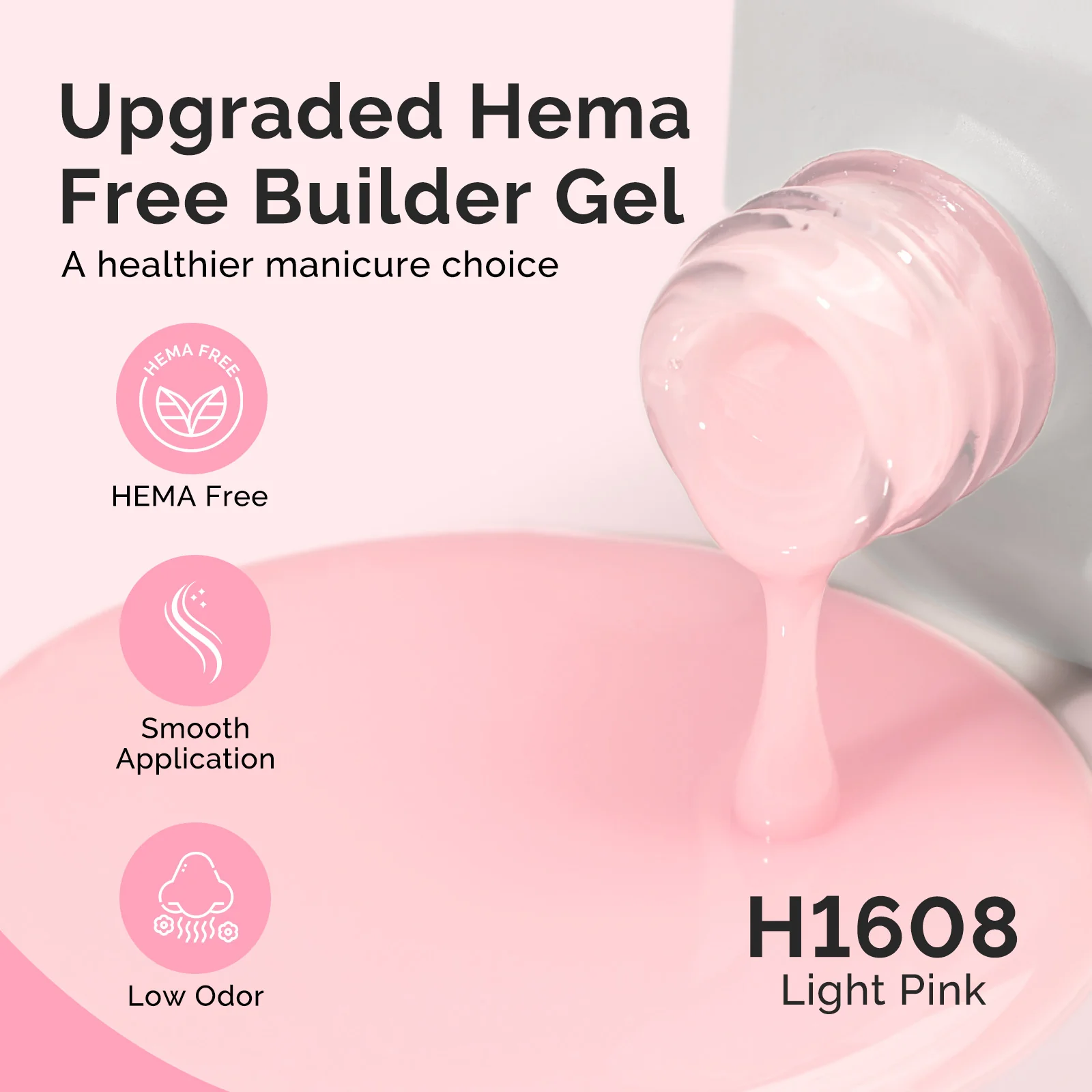 HEMA-Free & TPO-Free Builder Nail Gel 15ml - Image 6