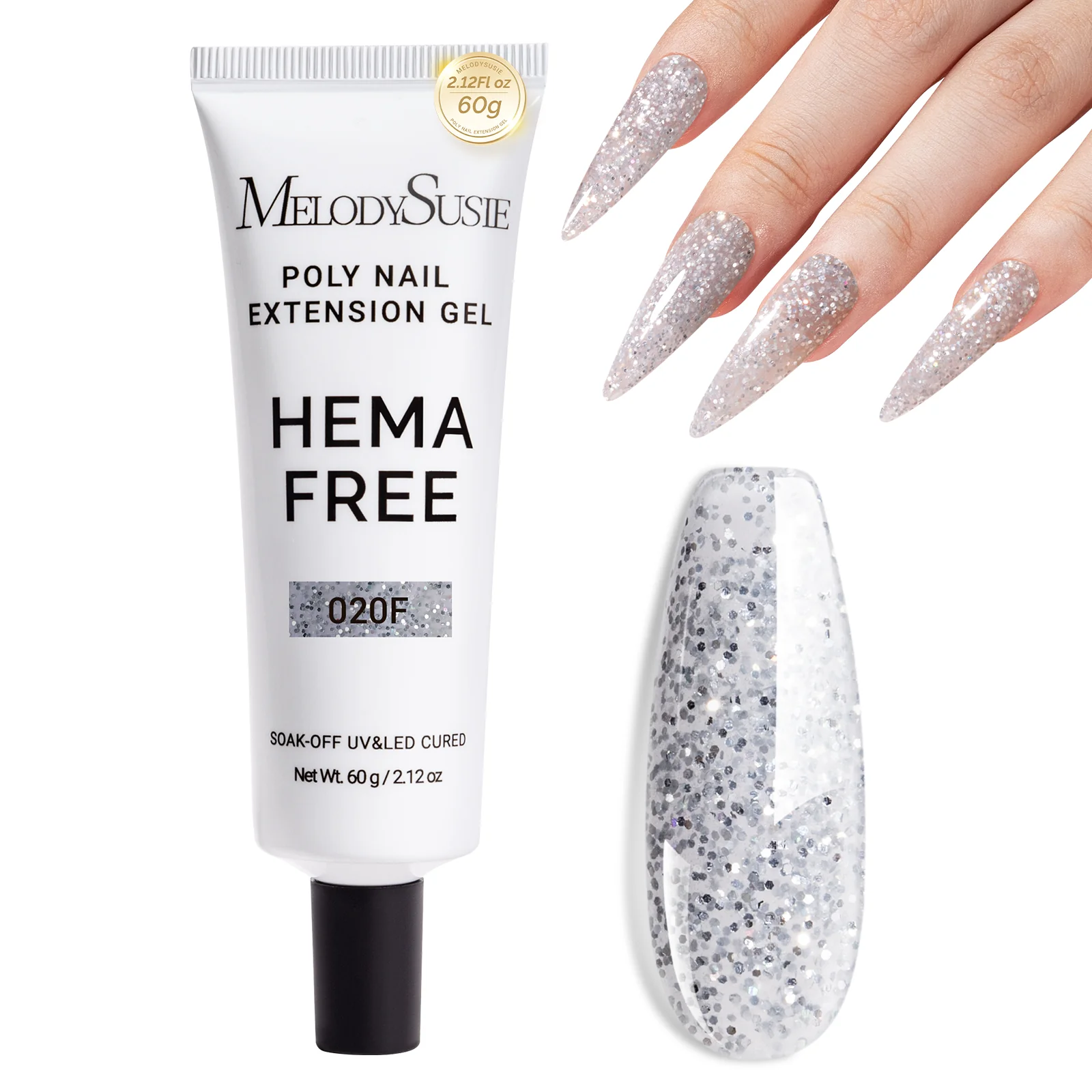 HEMA-Free & TPO-Free Poly Nail Extension Gel – 60g - Image 17