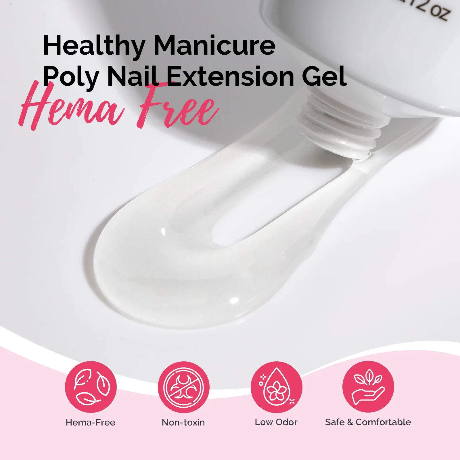 HEMA-Free & TPO-Free Poly Nail Extension Gel – 60g - Image 3
