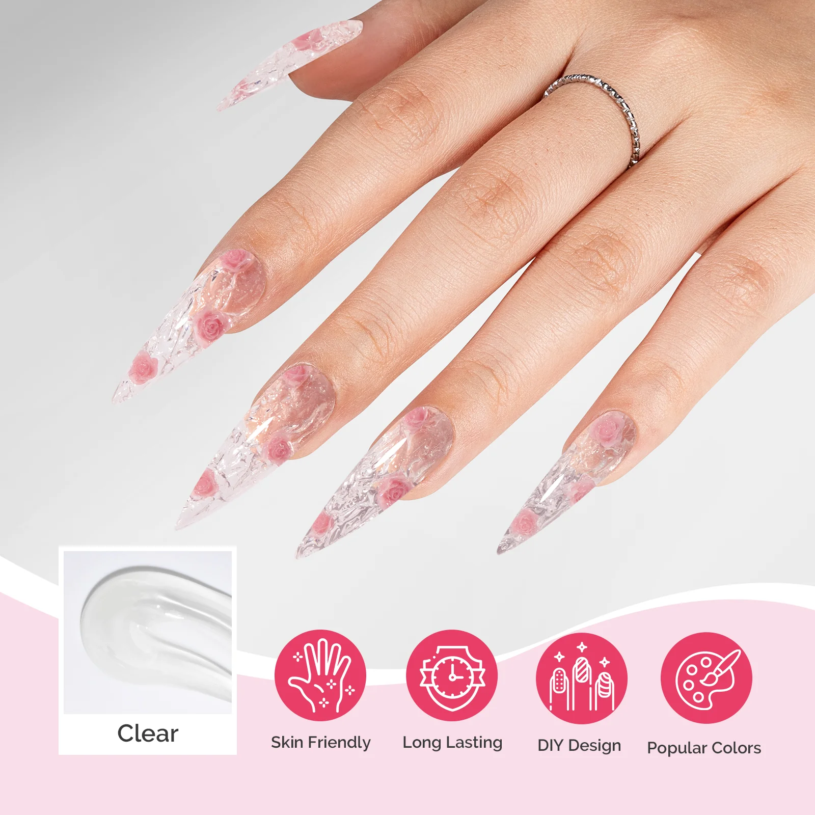 HEMA-Free & TPO-Free Poly Nail Extension Gel – 60g - Image 4