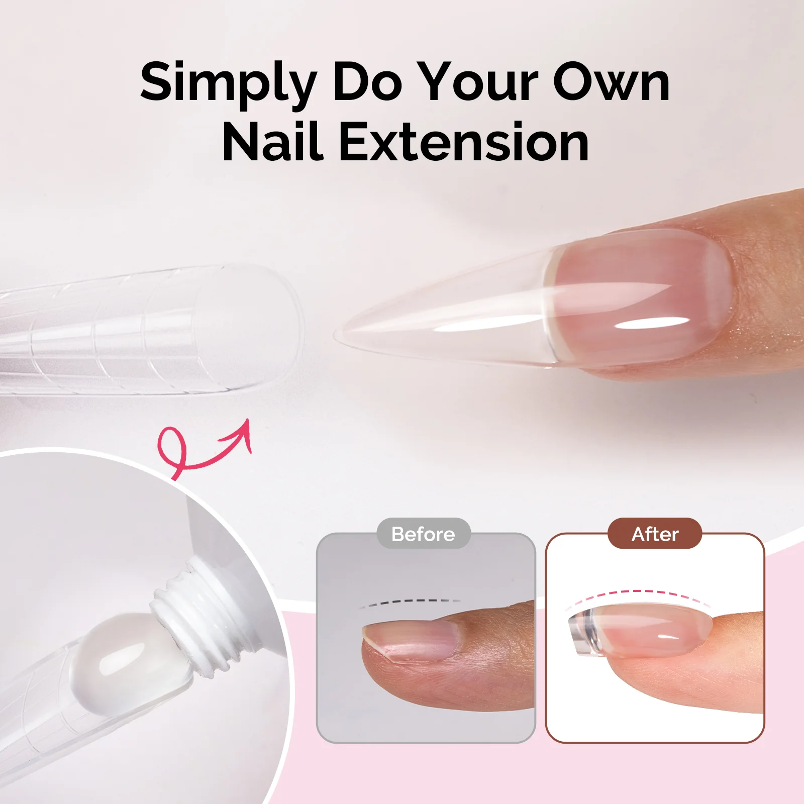 HEMA-Free & TPO-Free Poly Nail Extension Gel – 60g - Image 5