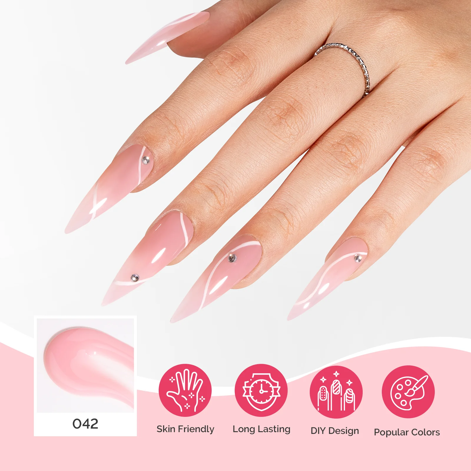 HEMA-Free & TPO-Free Poly Nail Extension Gel – 60g - Image 8