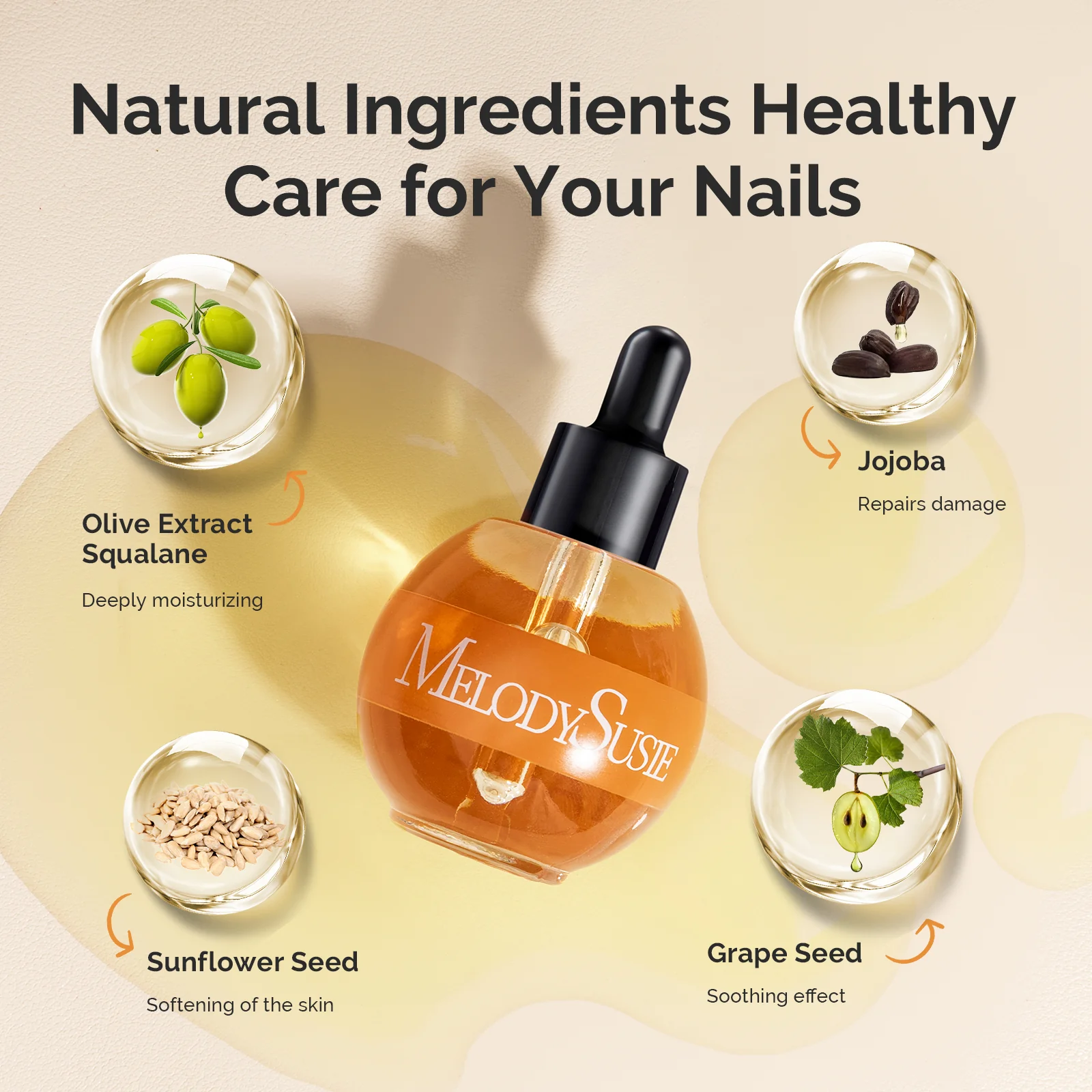 TPO-Free Honey Milk Cuticle Oil 50ml - Image 6
