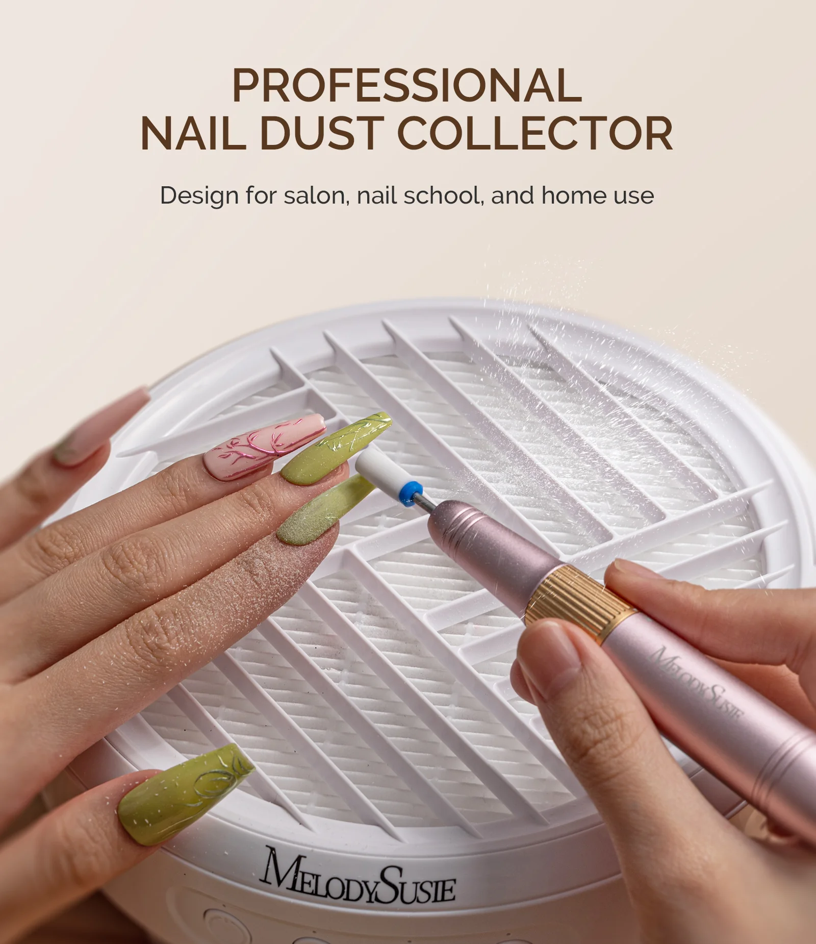 HPro Nail Dust Collector - White - Image 4