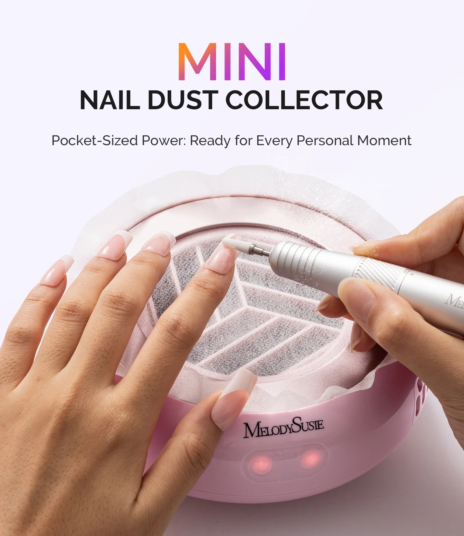 HProA Nail Dust Collector Pink Kit - Image 2