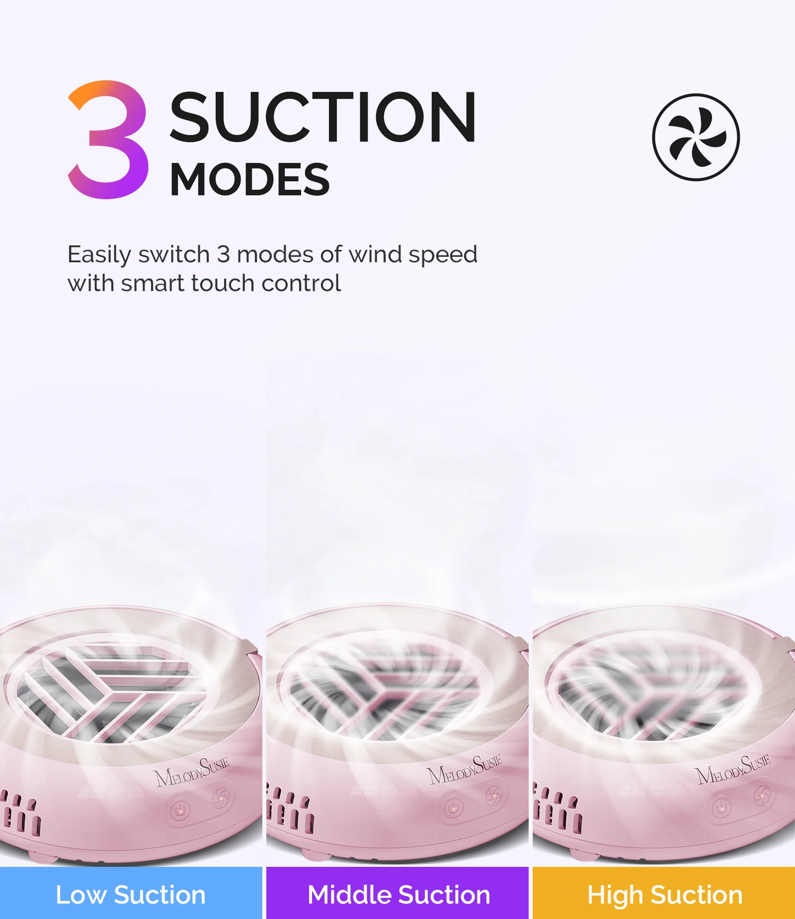 HProA Nail Dust Collector Pink Kit - Image 6