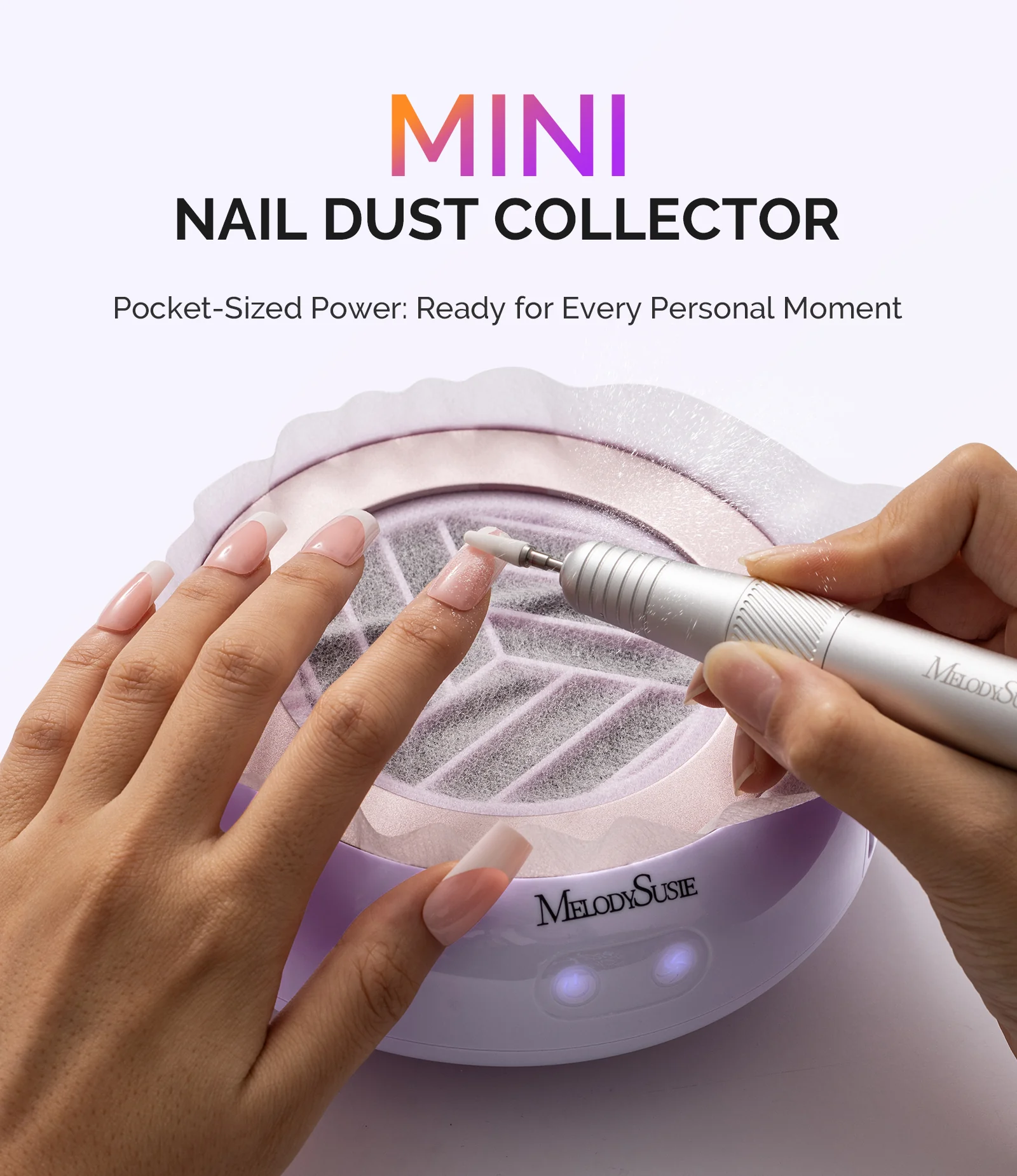 HProA Nail Dust Collector Purple Kit - Image 2