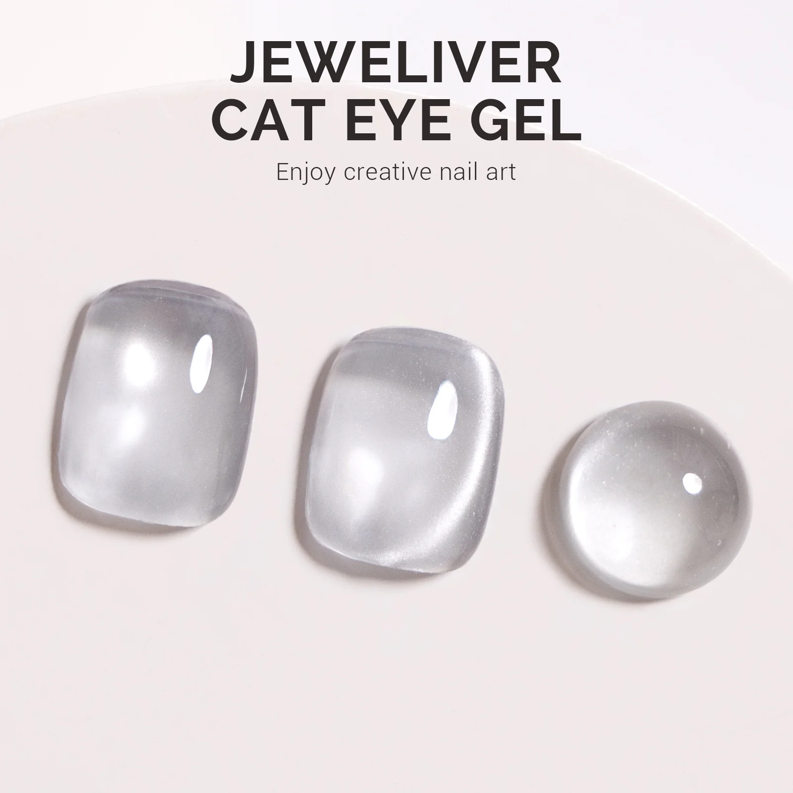 Jeweliver Cat Eye HEMA-Free & TPO-Free Gel Nail Polish 0.5 fl oz/15ml - Bright Fine G1080 - Image 3