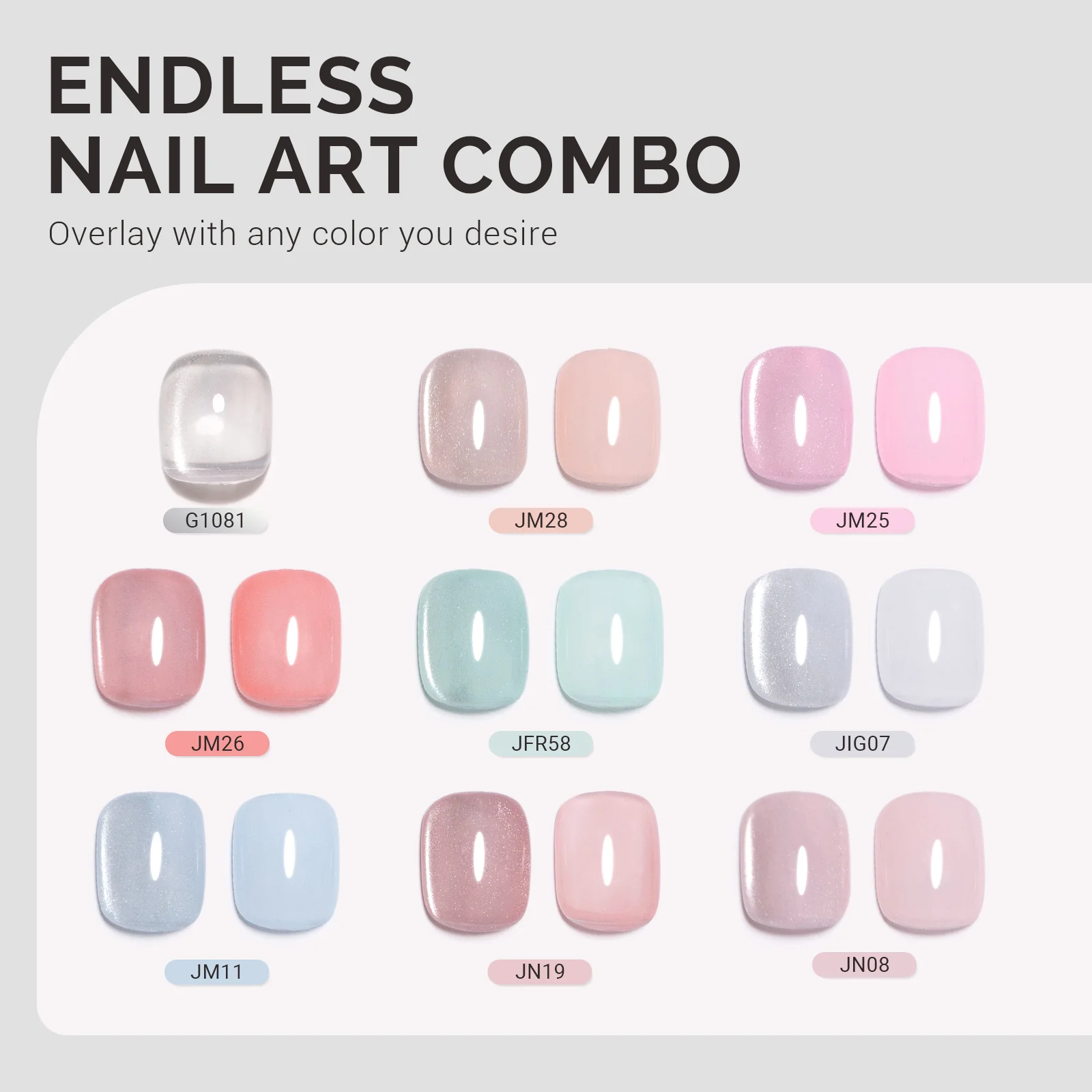 Jeweliver Cat Eye HEMA-Free & TPO-Free Gel Nail Polish 0.5 fl oz/15ml - Bright Silver G1081 - Image 6