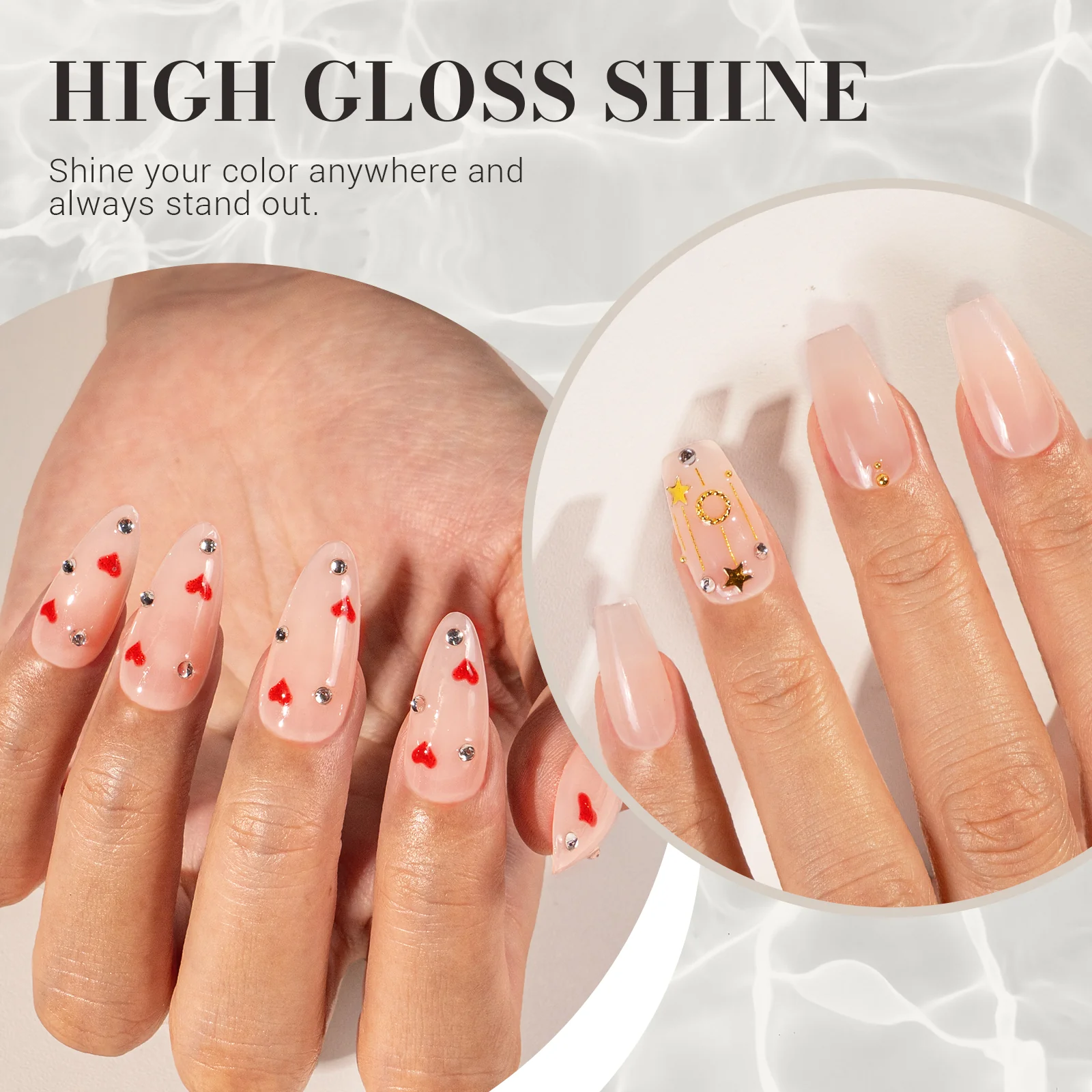 Jeweliver Jelly TPO-Free Gel Nail Polish 0.5 fl oz/15ml - Blush JM28 - Image 3