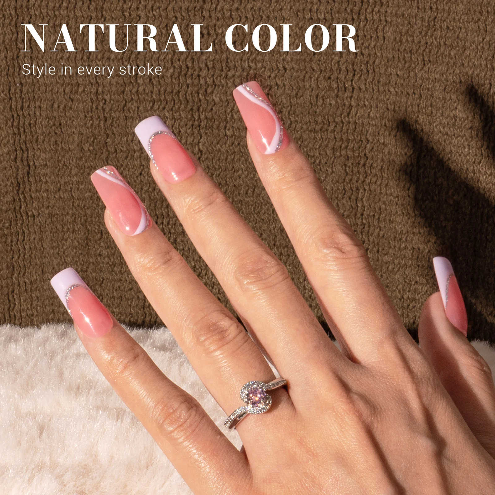 Jeweliver Jelly TPO-Free Gel Nail Polish 0.5 fl oz/15ml - Dark Nude JM26 - Image 5