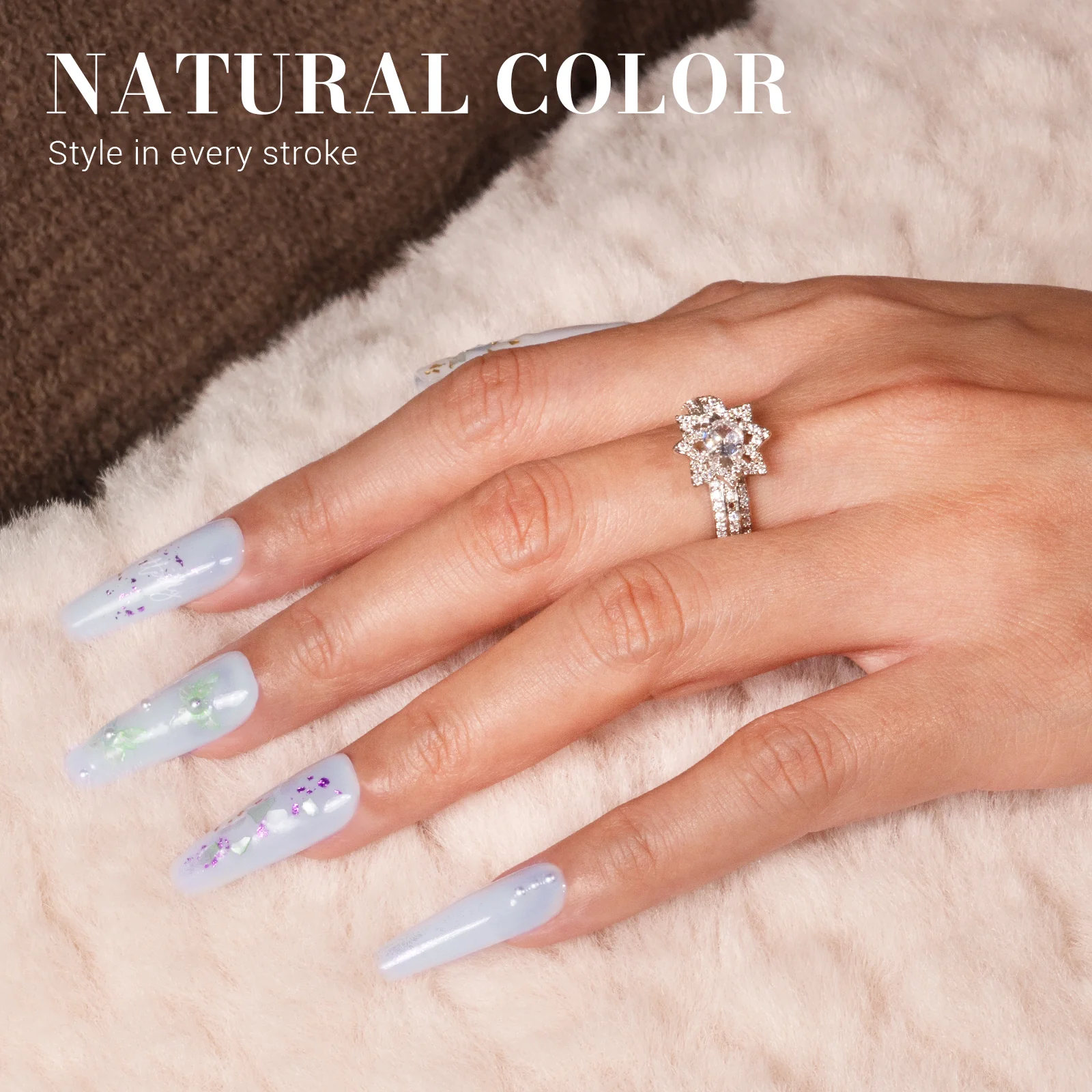 Jeweliver Jelly TPO-Free Gel Nail Polish 0.5 fl oz/15ml - Light Blue JM01 - Image 5