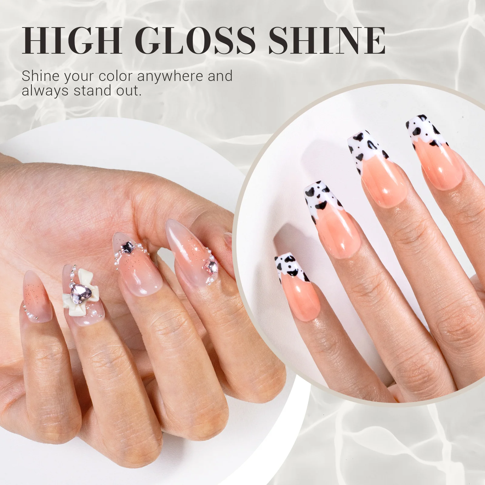 Jeweliver Jelly TPO-Free Gel Nail Polish 0.5 fl oz/15ml - Nude Orange JC28 - Image 3