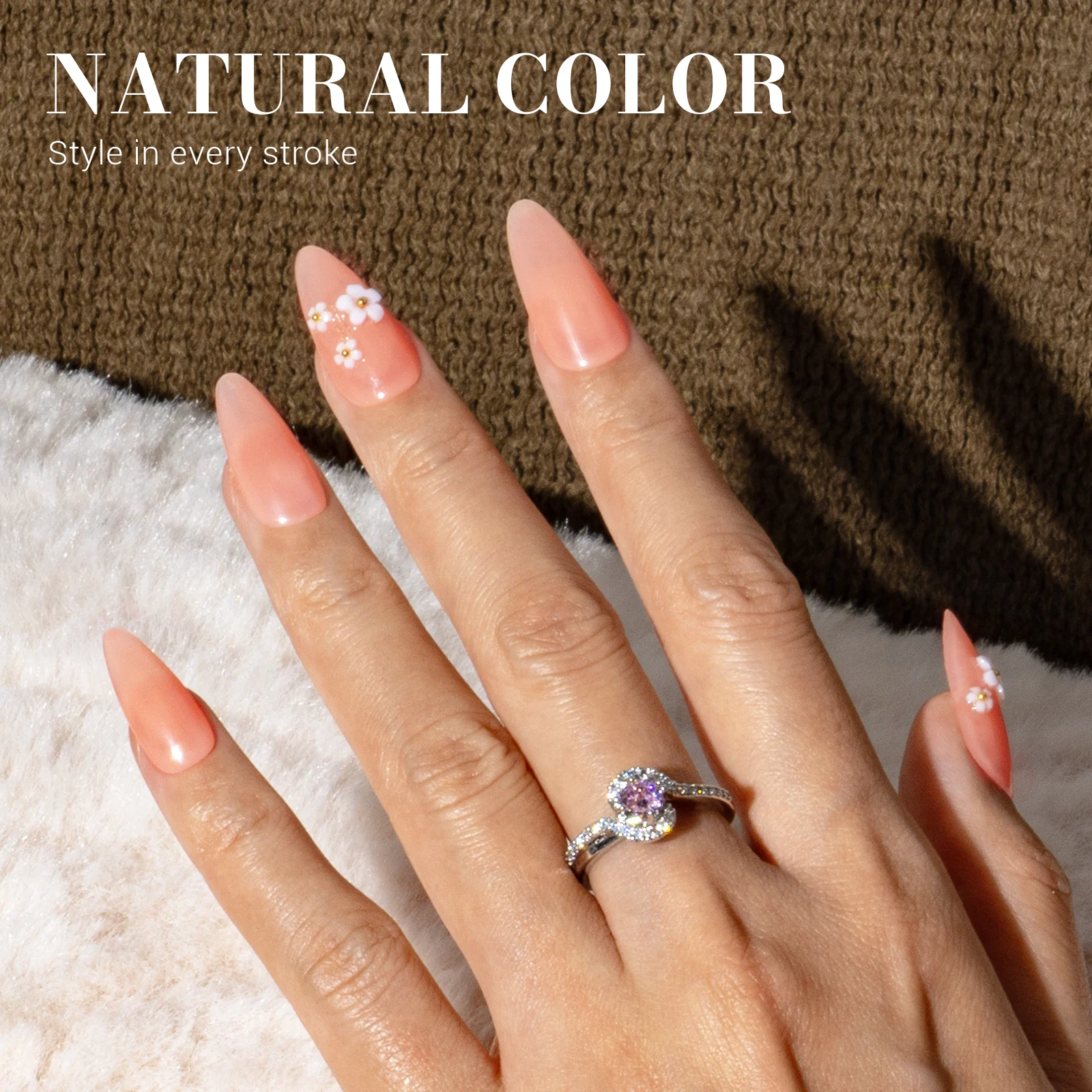 Jeweliver Jelly TPO-Free Gel Nail Polish 0.5 fl oz/15ml - Nude Orange JC28 - Image 5