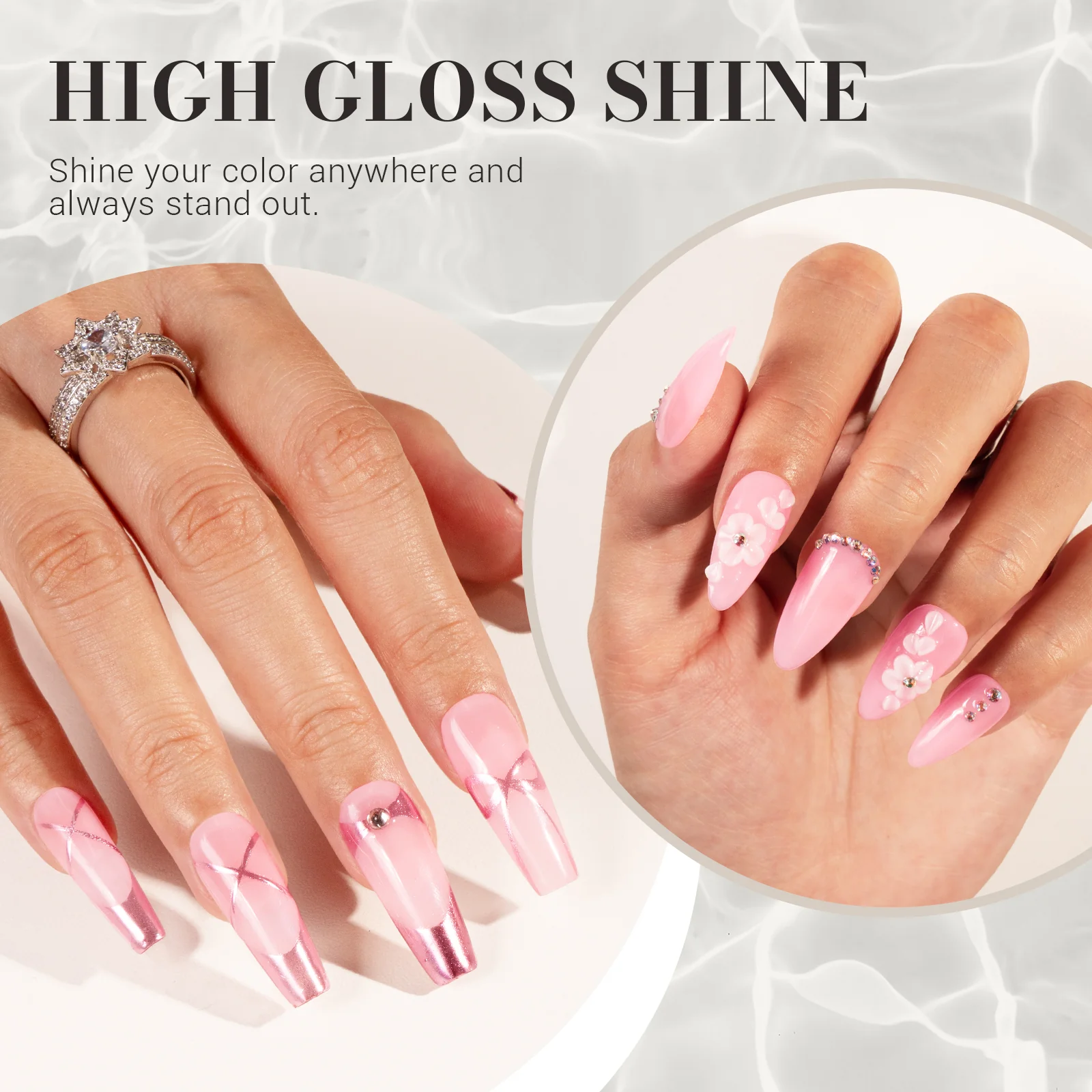 Jeweliver Jelly TPO-Free Gel Nail Polish 0.5 fl oz/15ml - Pink JM25 - Image 3