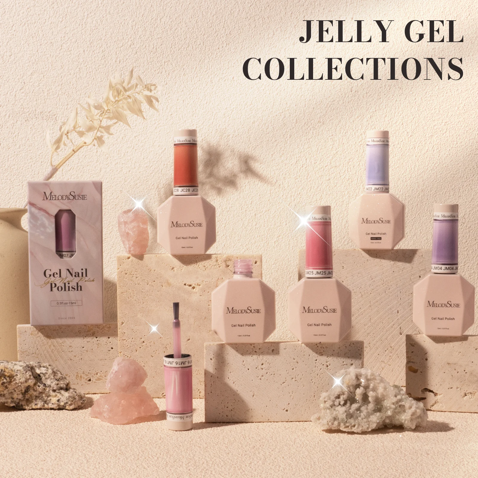 Jeweliver Jelly TPO-Free Gel Nail Polish 0.5 fl oz/15ml - Purple JM02 - Image 7