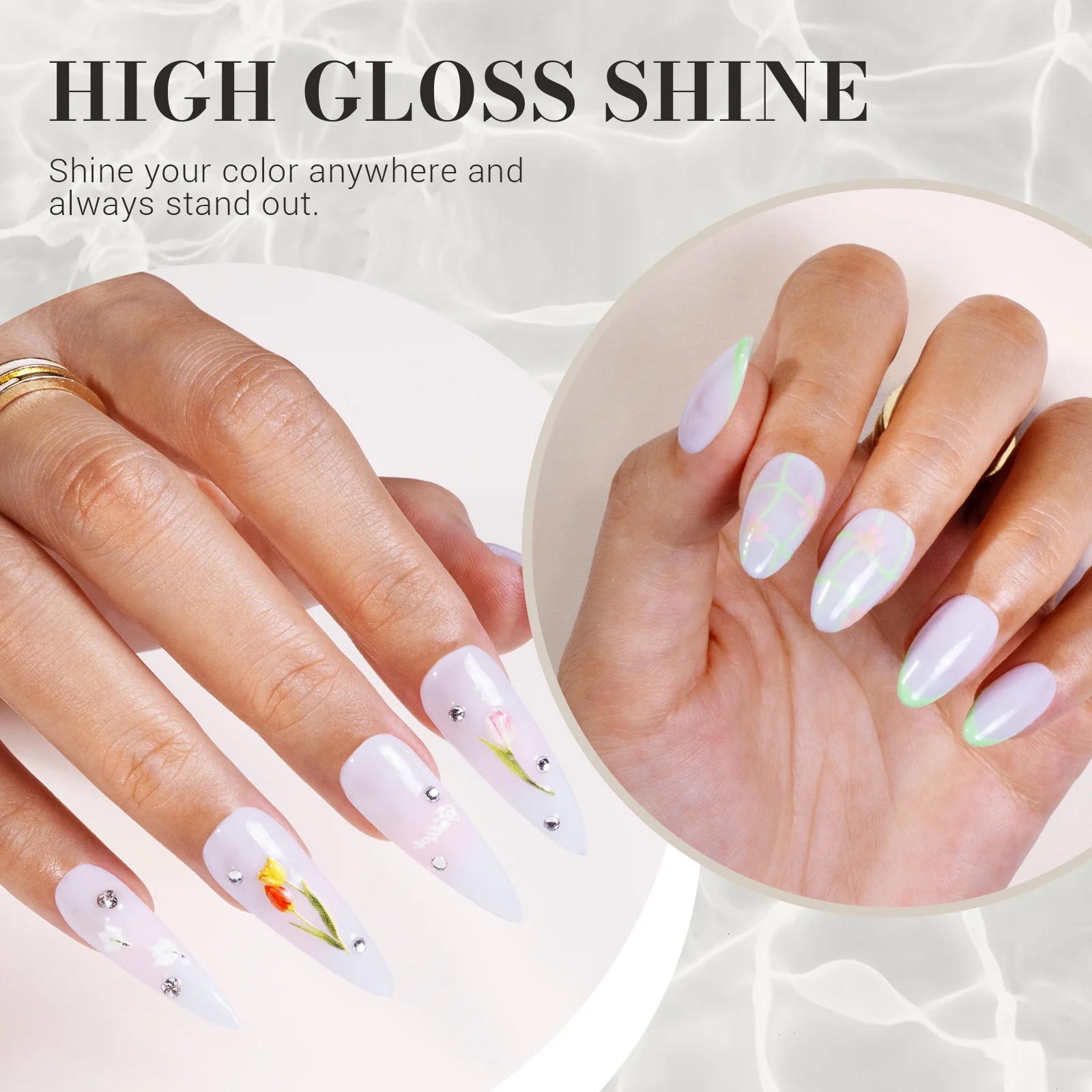 Jeweliver Jelly TPO-Free Gel Nail Polish 0.5 fl oz/15ml - Milky JM22 - Image 3