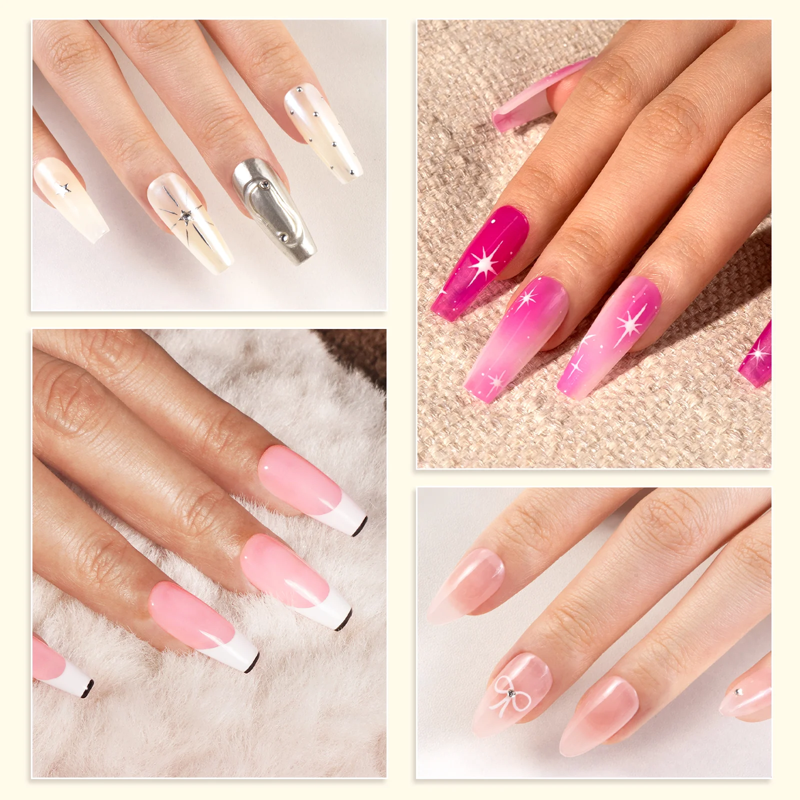 Jeweliver Jelly TPO-Free Gel Nail Polish Set 6 Colors 15ml - Warm Season - Image 5