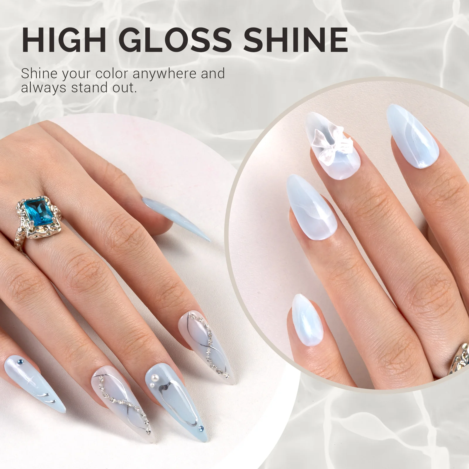Jeweliver Jelly TPO-Free Gel Polish 15ml - Blue Aquamarine - JM11 - Image 3