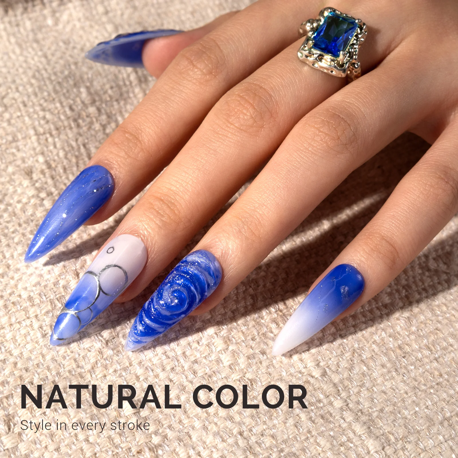Jeweliver Jelly TPO-Free Gel Polish 15ml - Blue Tanzanite - JDZ54 - Image 5