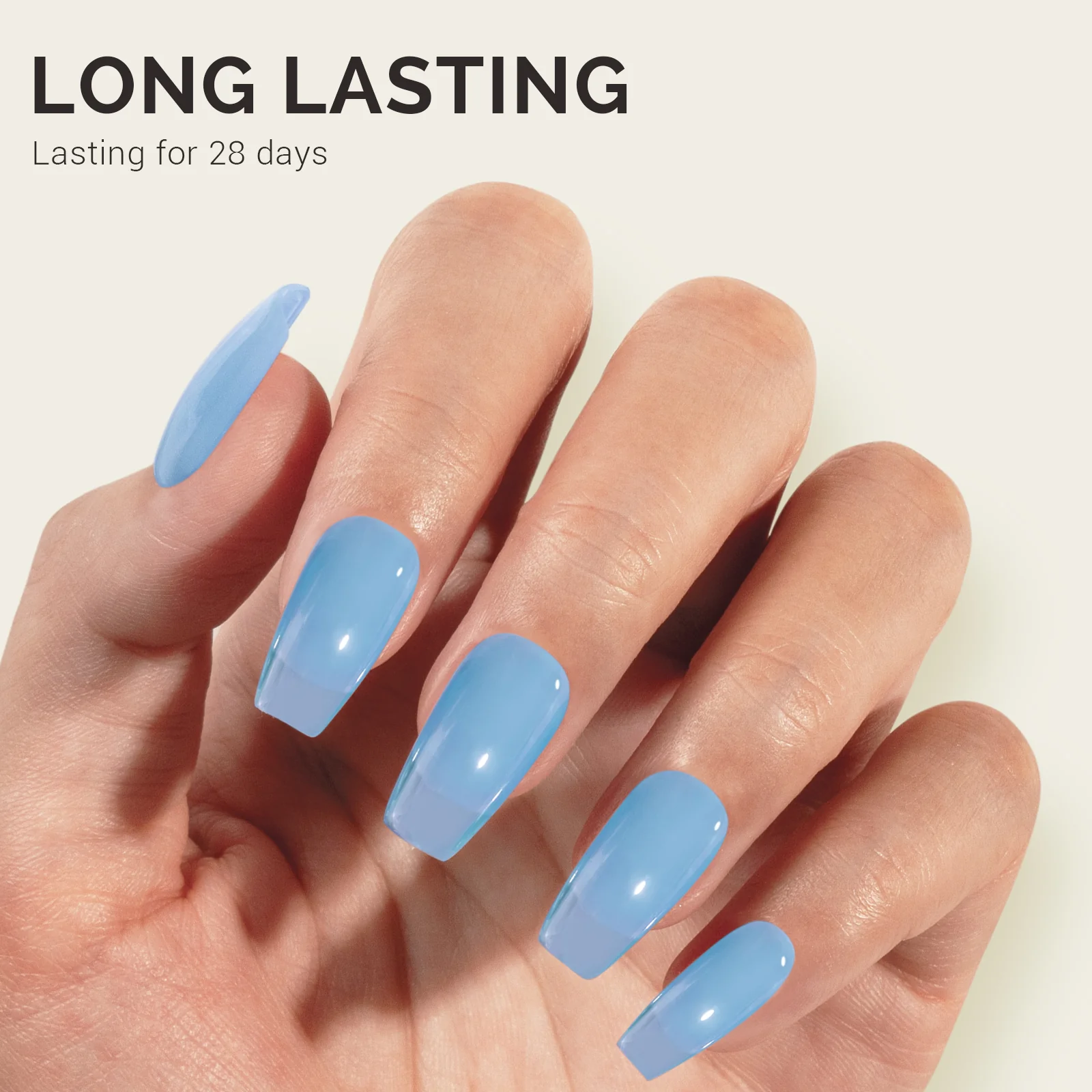 Jeweliver Jelly TPO-Free Gel Polish 15ml - Blue Topaz - JP53 - Image 4
