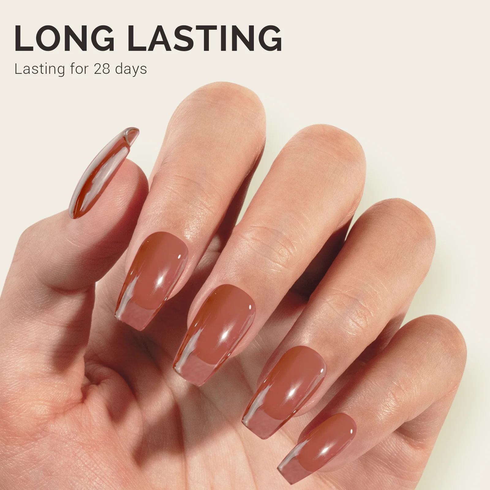 Jeweliver Jelly TPO-Free Gel Polish 15ml - Brown Obsidian - JC17 - Image 4