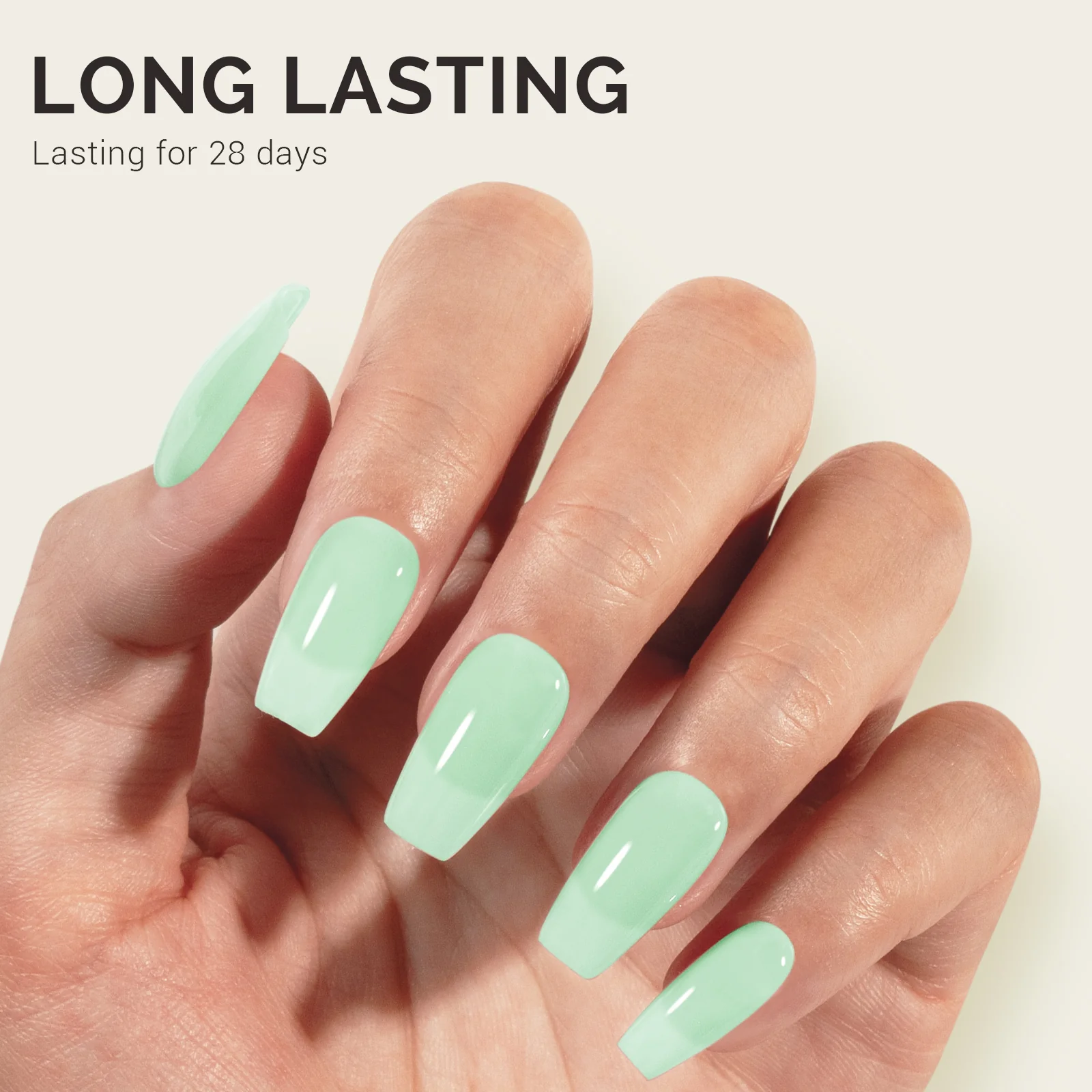Jeweliver Jelly TPO-Free Gel Polish 15ml - Green Lolite - JFR58 - Image 4