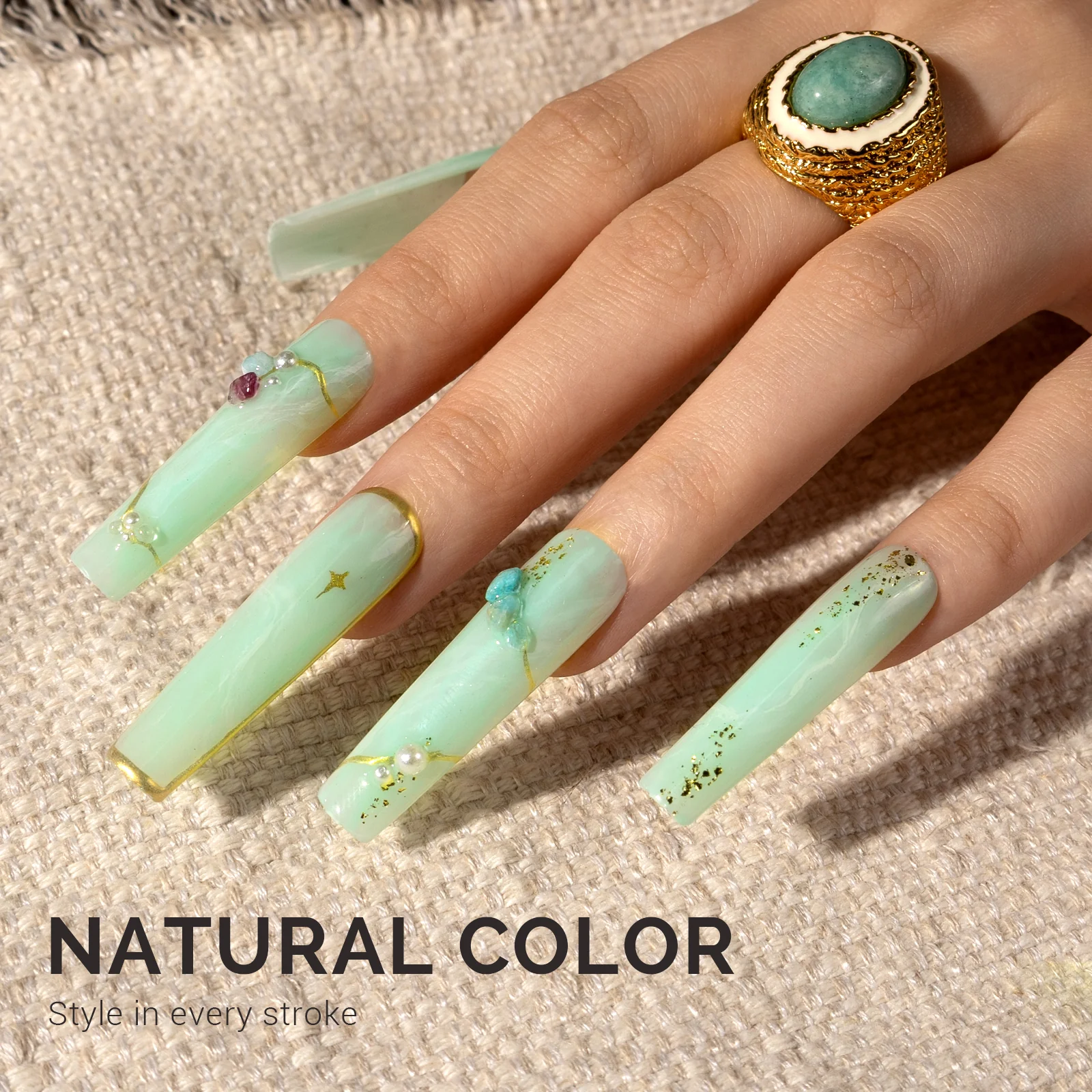 Jeweliver Jelly TPO-Free Gel Polish 15ml - Green Lolite - JFR58 - Image 5