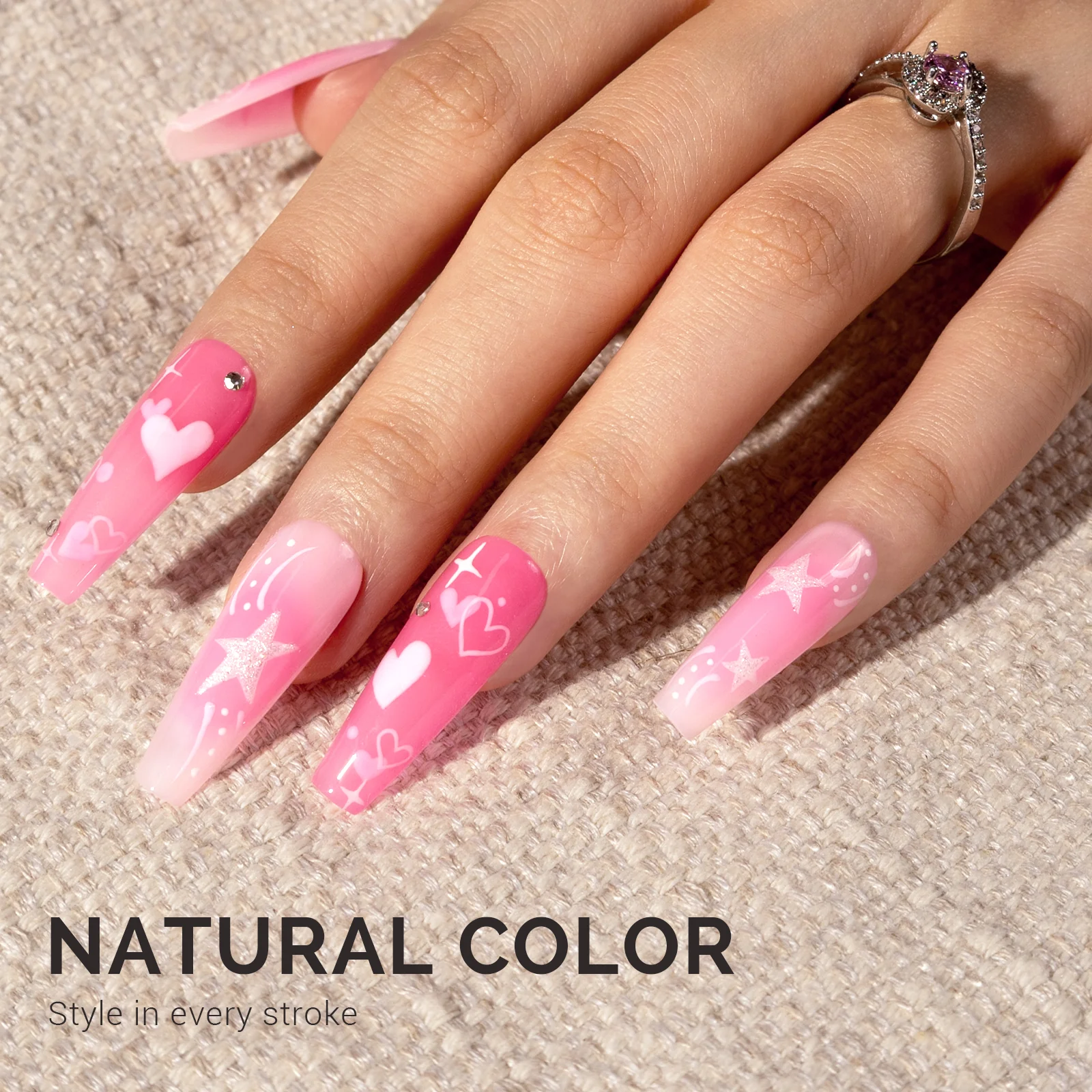 Jeweliver Jelly TPO-Free Gel Polish 15ml - Padparadscha Sapphire - JIG14 - Image 5