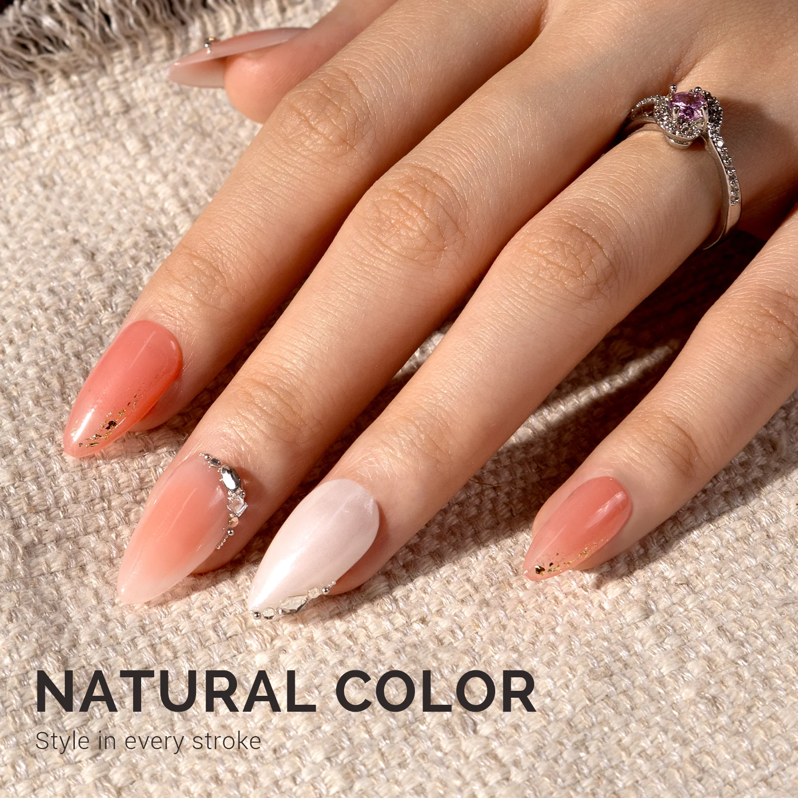 Jeweliver Jelly TPO-Free Gel Polish 15ml - Pink Coral - JP03 - Image 5
