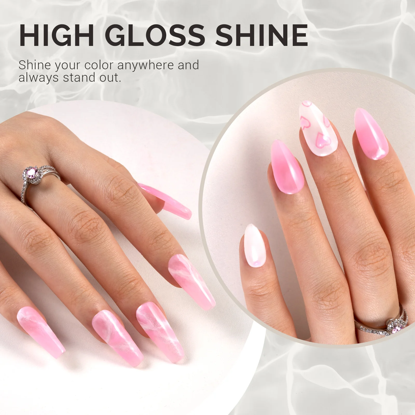 Jeweliver Jelly TPO-Free Gel Polish 15ml - Pink Diamond - JDZ63 - Image 3