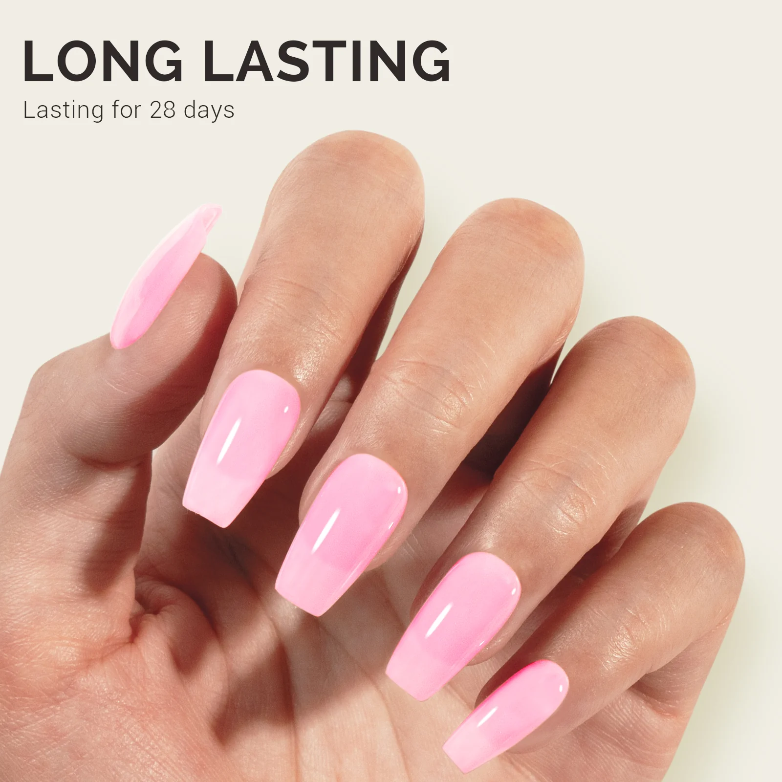 Jeweliver Jelly TPO-Free Gel Polish 15ml - Pink Diamond - JDZ63 - Image 4