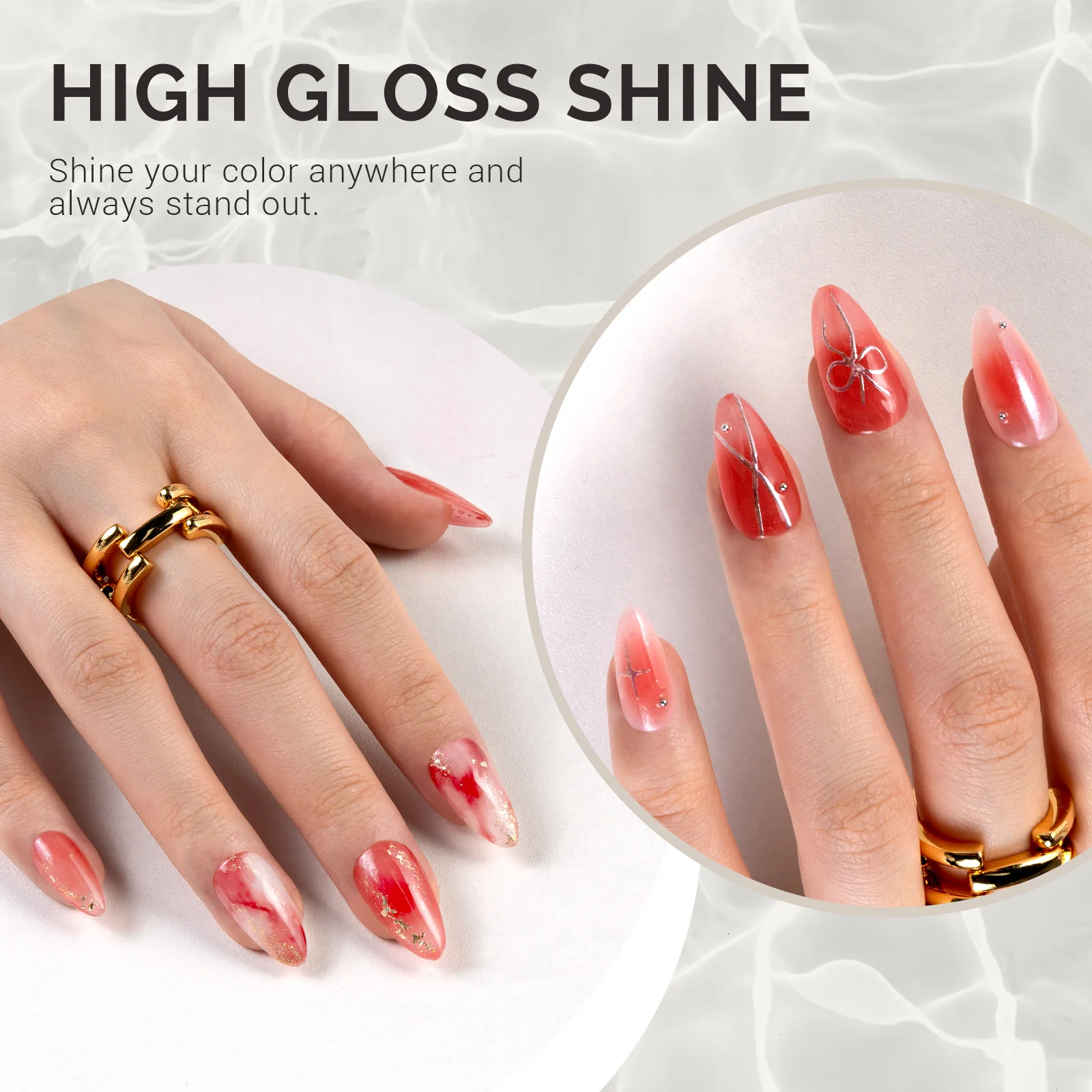Jeweliver Jelly TPO-Free Gel Polish 15ml - Pink Topaz - JIG10 - Image 3