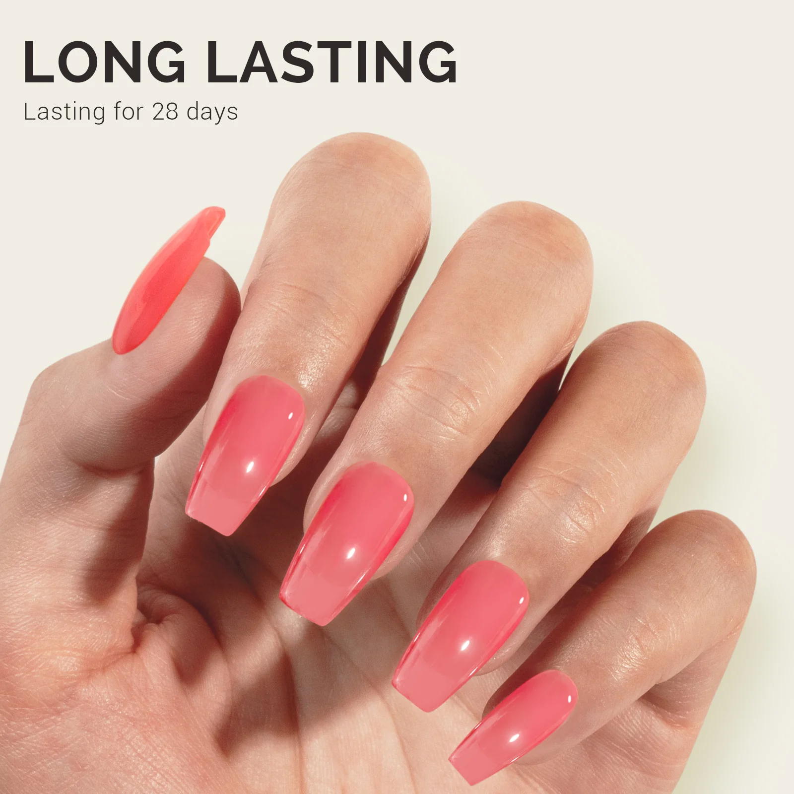 Jeweliver Jelly TPO-Free Gel Polish 15ml - Pink Topaz - JIG10 - Image 4