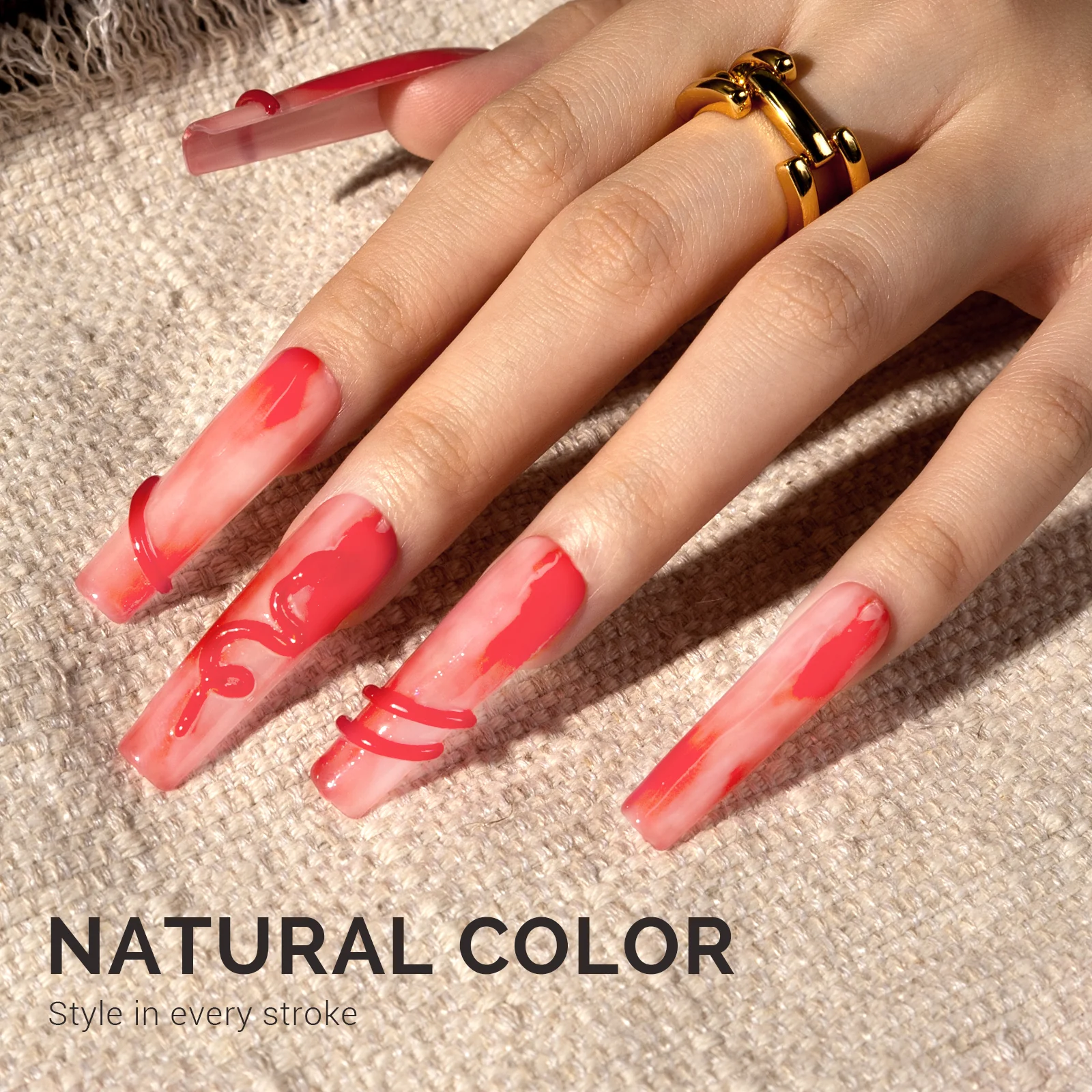 Jeweliver Jelly TPO-Free Gel Polish 15ml - Pink Topaz - JIG10 - Image 5