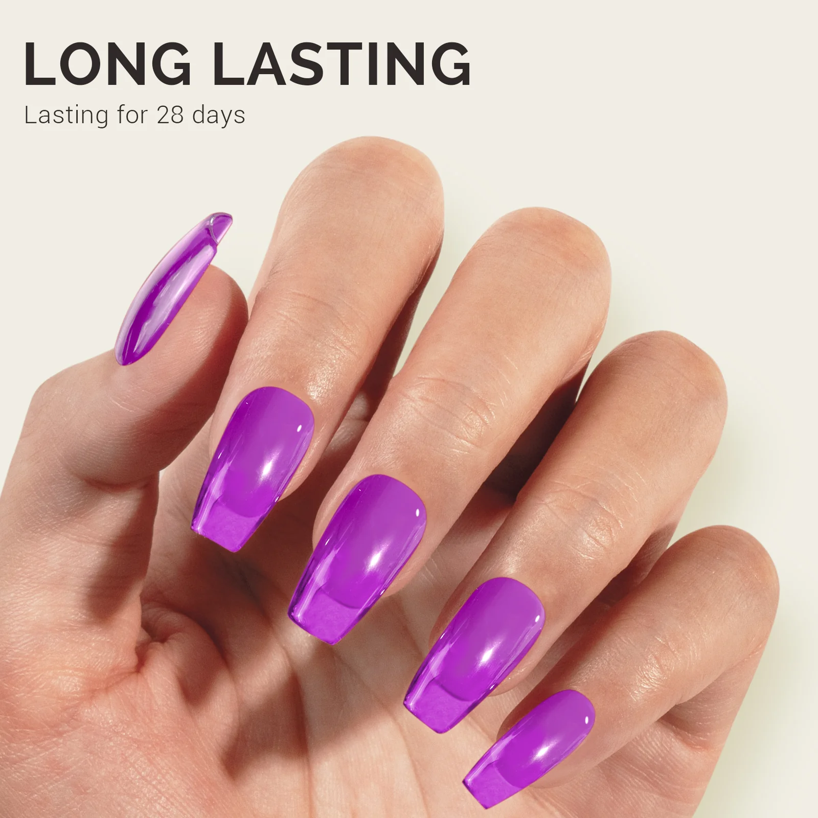 Jeweliver Jelly TPO-Free Gel Polish 15ml - Purple Amethyst - JIG19 - Image 4