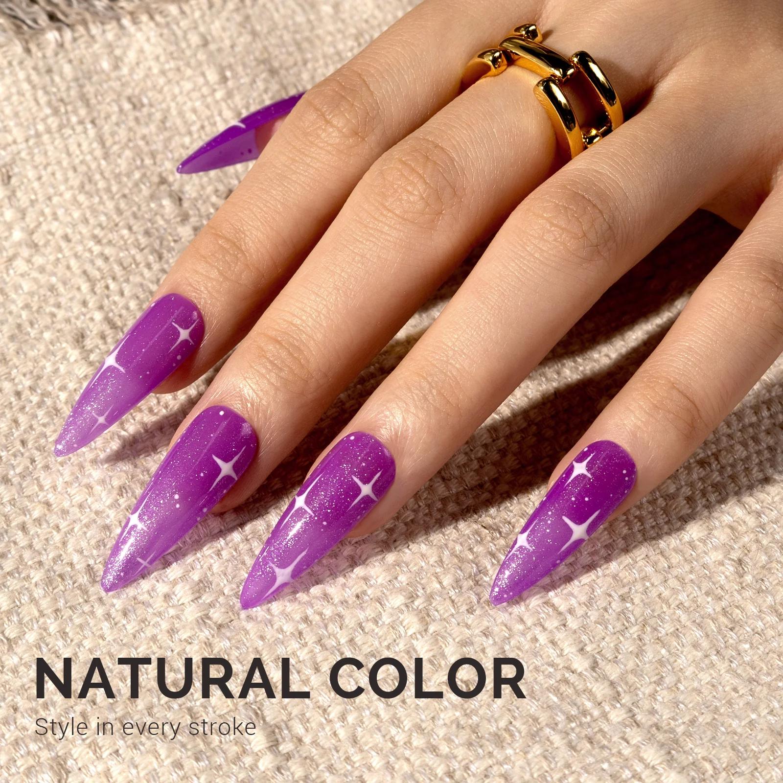 Jeweliver Jelly TPO-Free Gel Polish 15ml - Purple Amethyst - JIG19 - Image 5