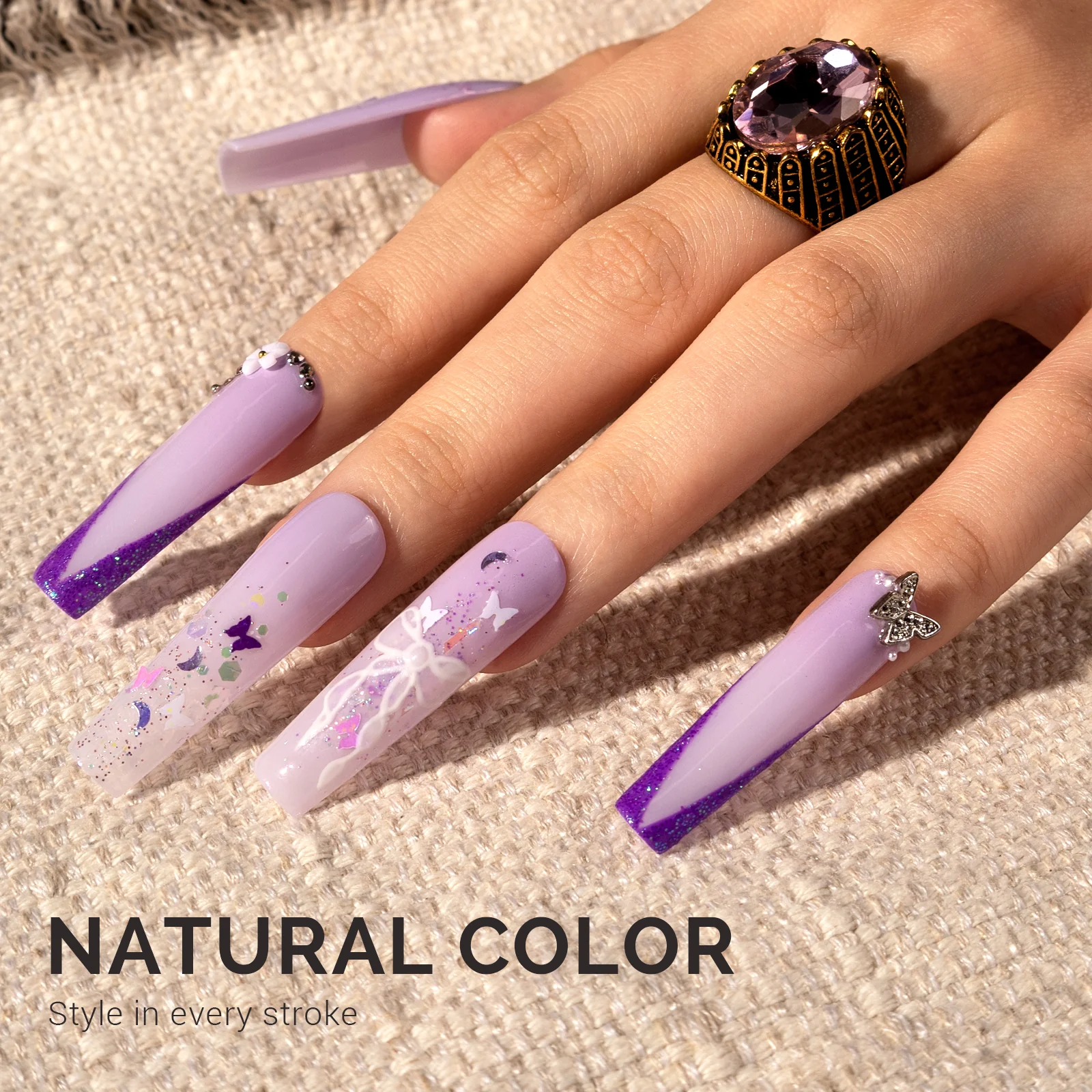 Jeweliver Jelly TPO-Free Gel Polish 15ml - Purple Chalcedony - JM05 - Image 5