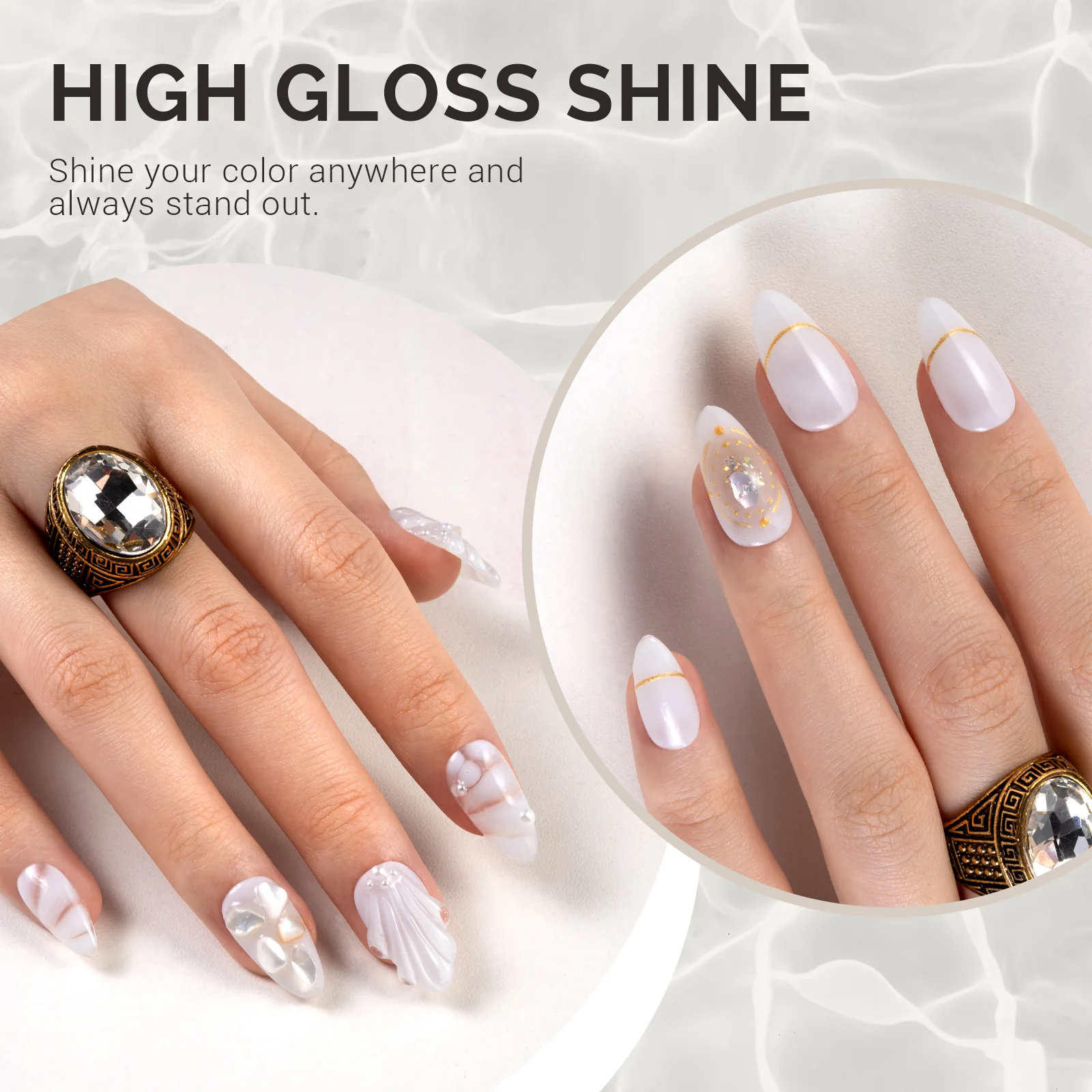 Jeweliver Jelly TPO-Free Gel Polish 15ml - White Sapphire - JIG07 - Image 3