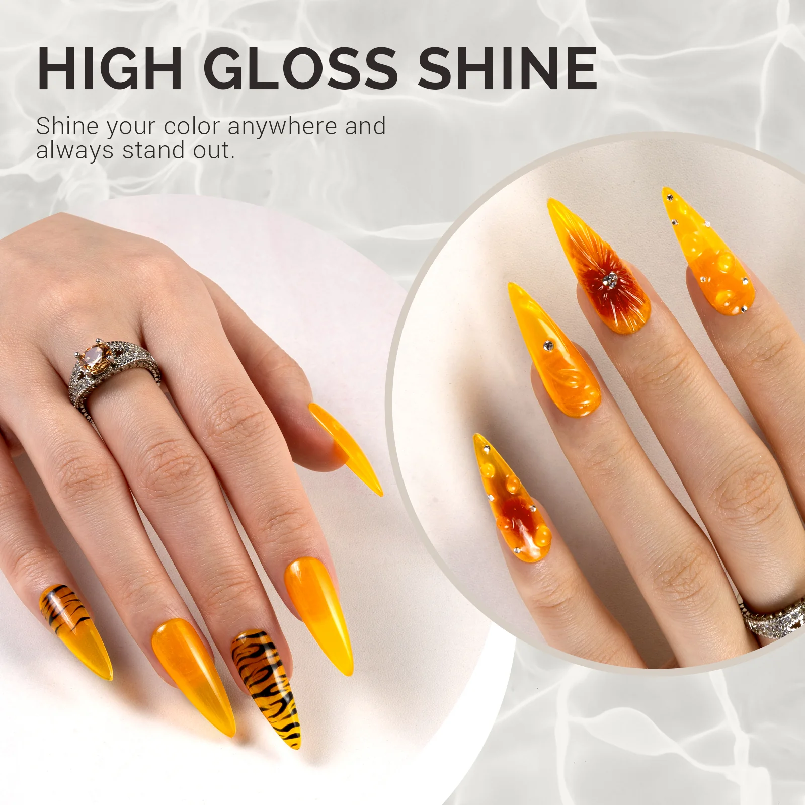 Jeweliver Jelly TPO-Free Gel Polish 15ml - Yellow Heliodor - JG24 - Image 3