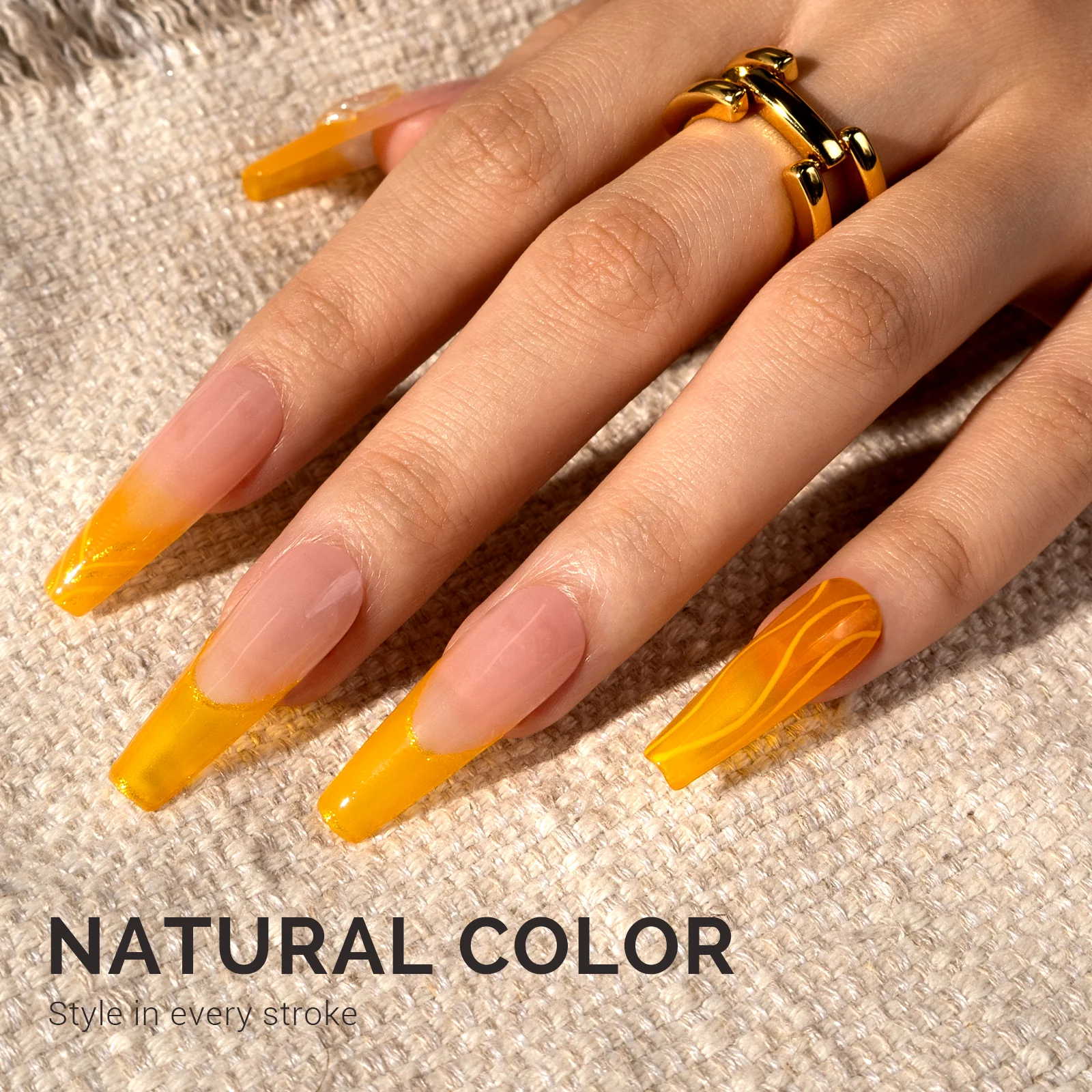 Jeweliver Jelly TPO-Free Gel Polish 15ml - Yellow Heliodor - JG24 - Image 5