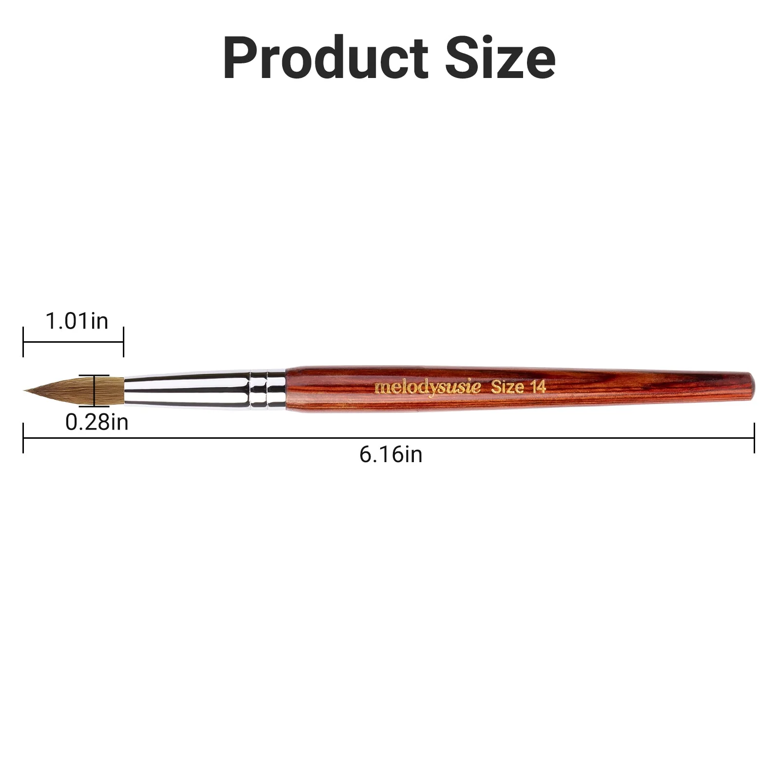 Kolinsky Acrylic Nail Brush - Image 19